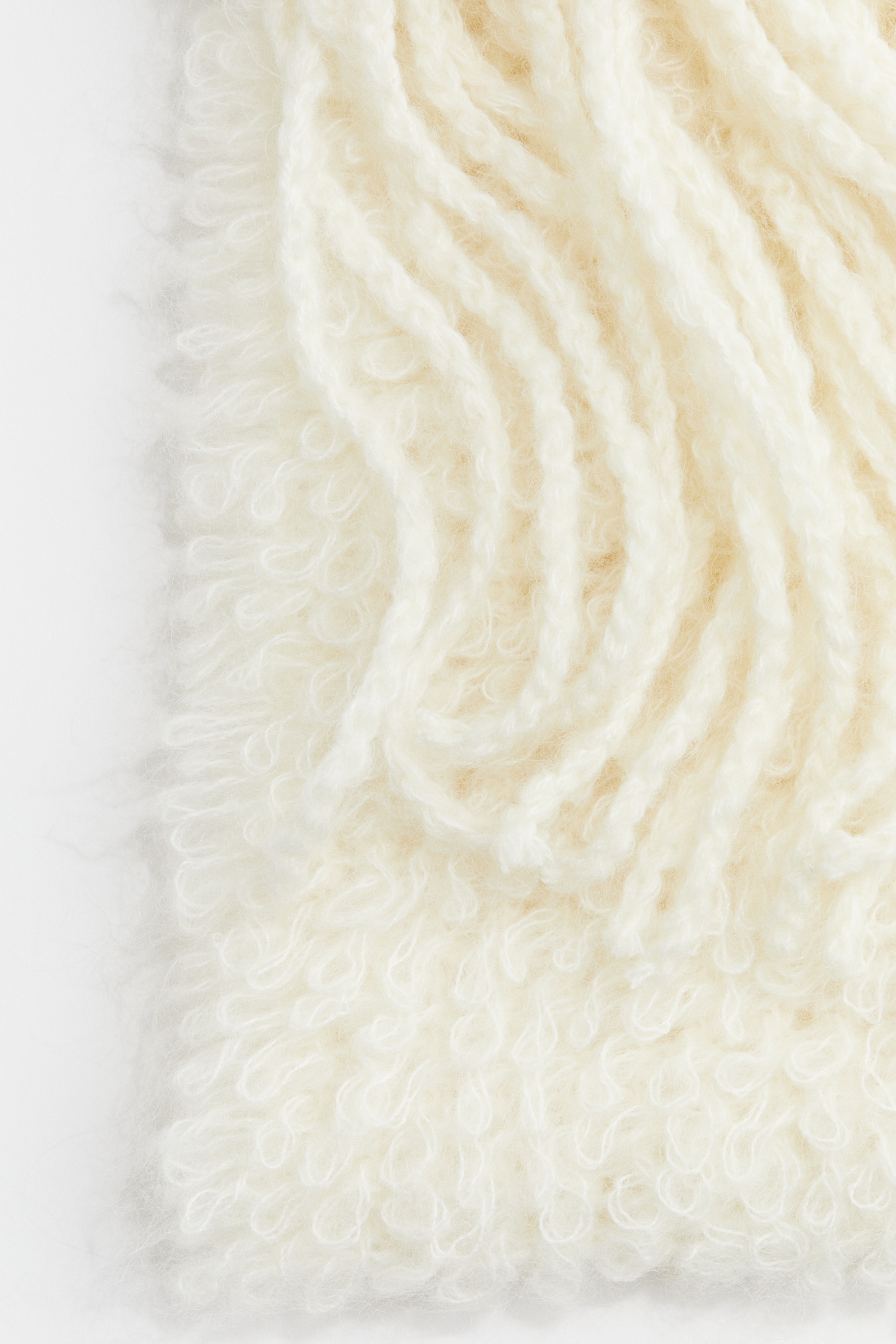 Mohair-blend scarf