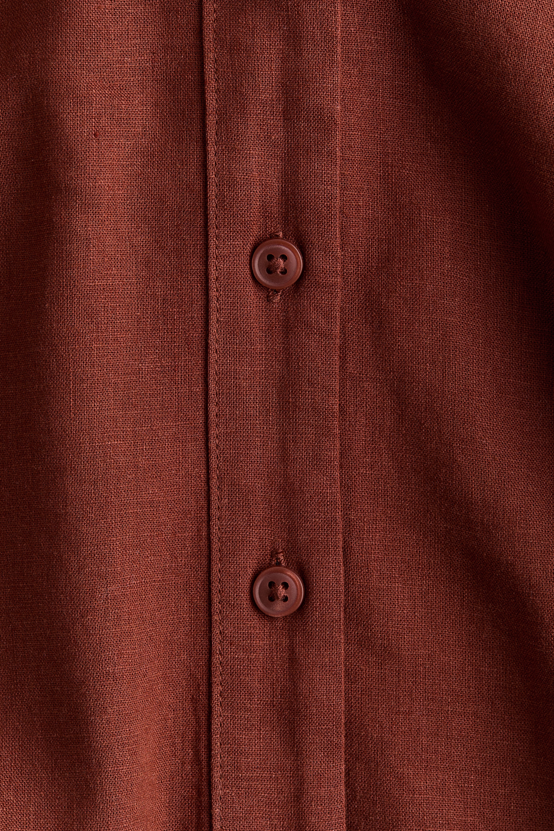 Linen-blend shirt