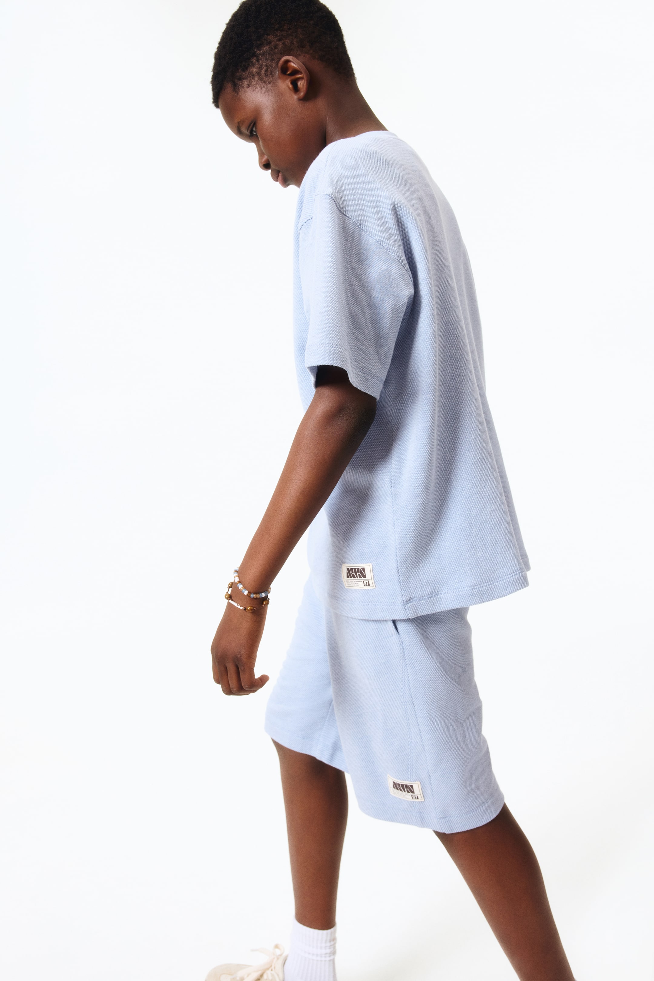 2-Piece Textured Jersey Set