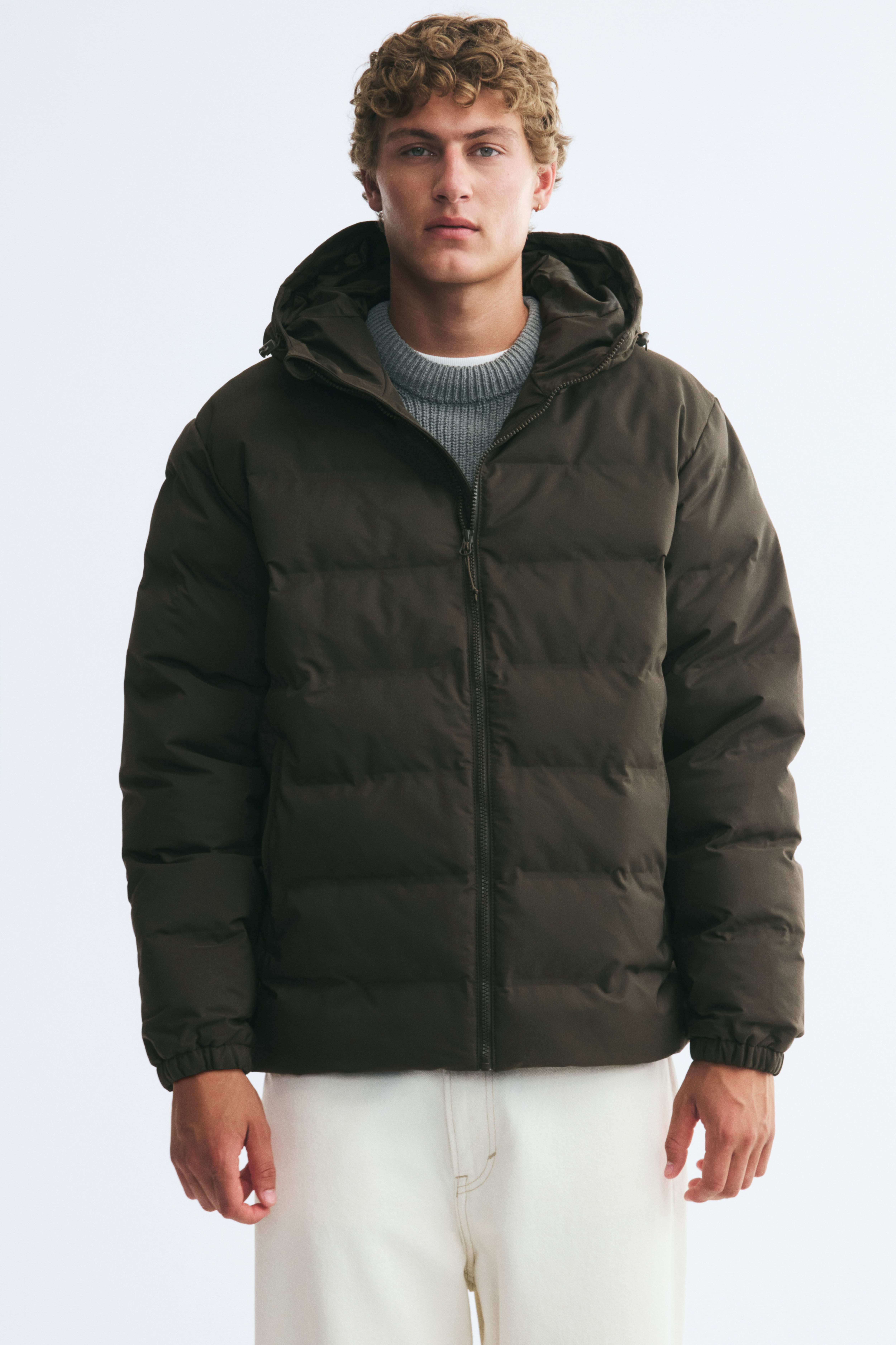 Padded Windproof and Water-Repellent Jacket