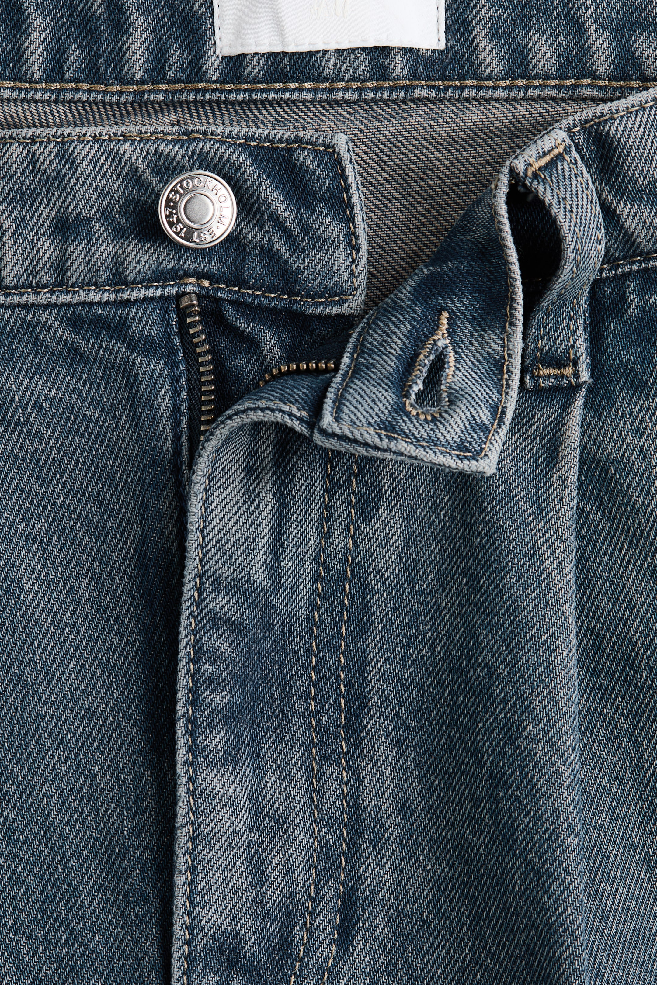 Barrel-Leg Regular-Waist Jeans