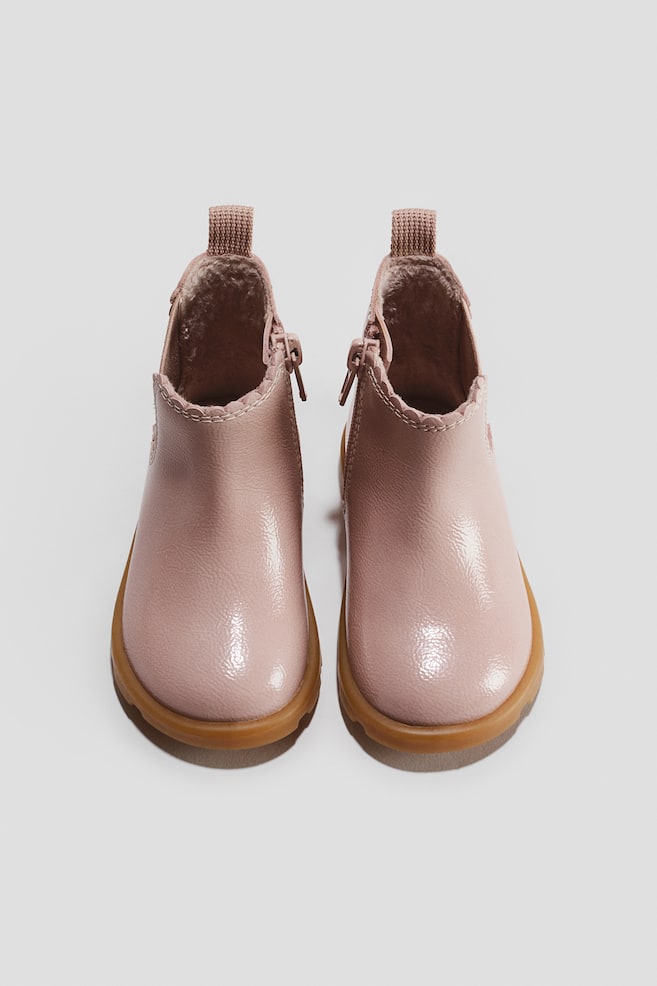 Chelsea boots - Light dusty pink/Dark beige/Black/Beige/Leopard print - 1