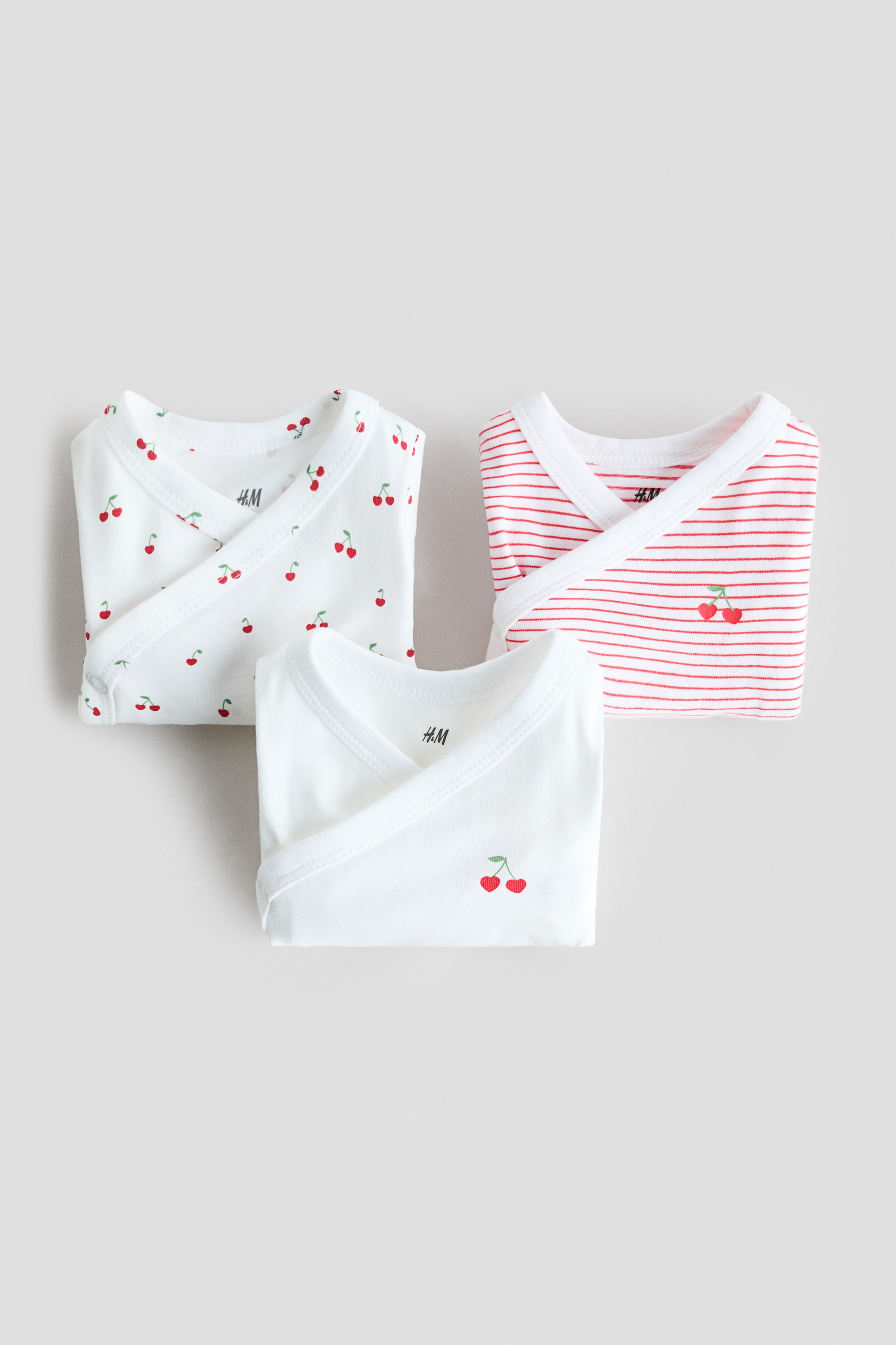Lot de 3 maillots croisés