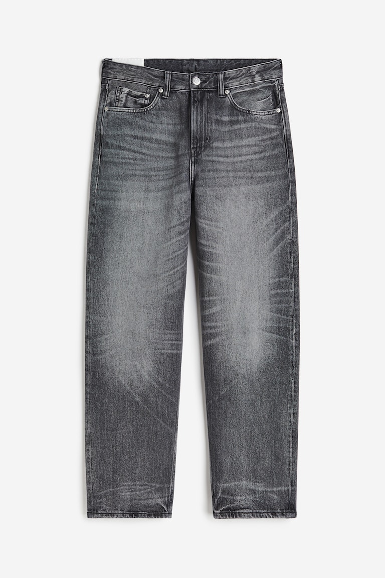Loose Jeans Dark denim grey Men H&M IN