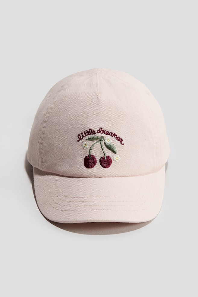 Casquette en coton - Rose clair/Little Dreamer/Vert clair/Happy/Beige/chiens/Brun/Run Jump Play/Bleu foncé/New York City/Bleu clair/ourson/Brun/Happy/Vert/NYC - 1