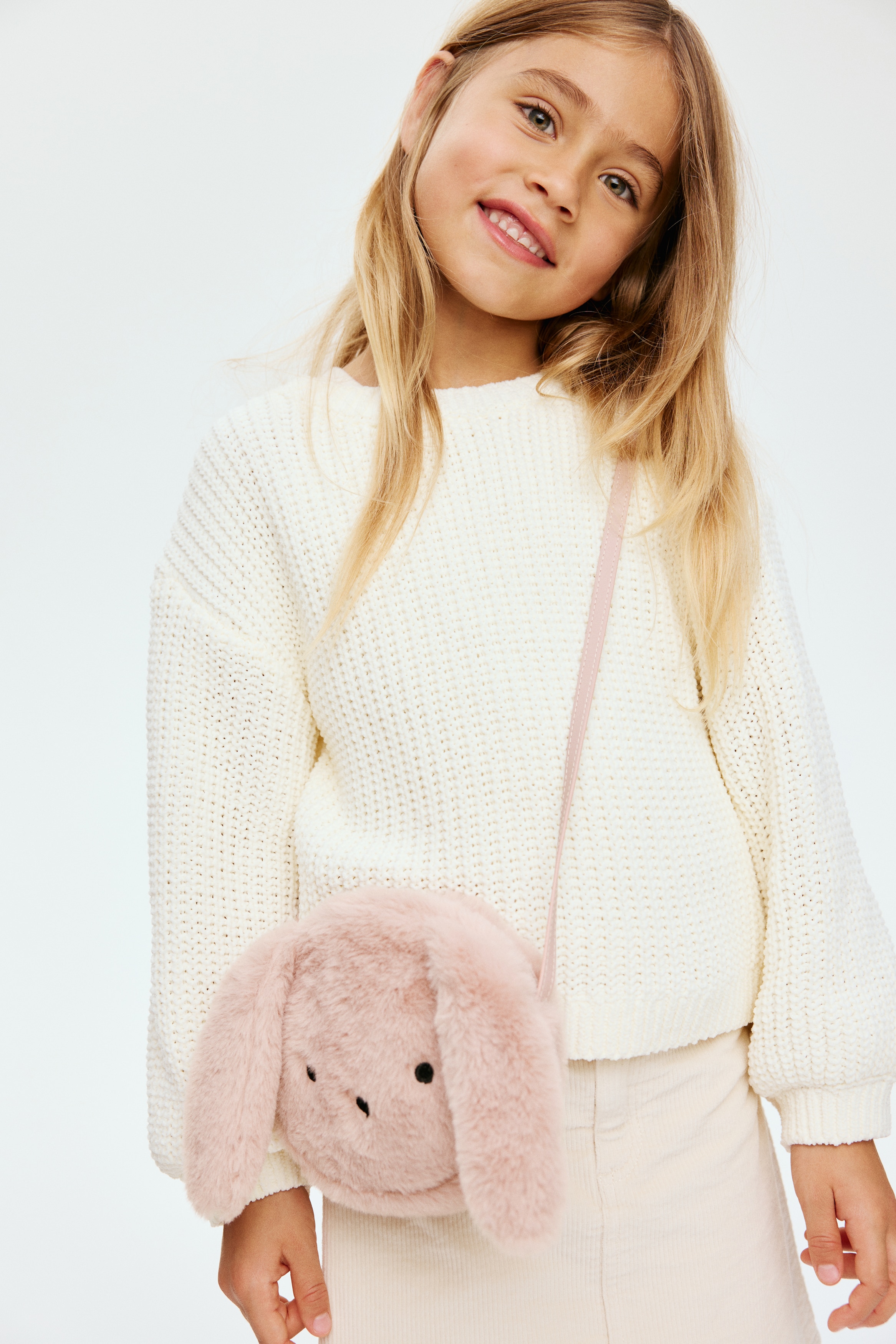 Girls - Light pink/Bunny Bunny crossbody bag  - H&M
