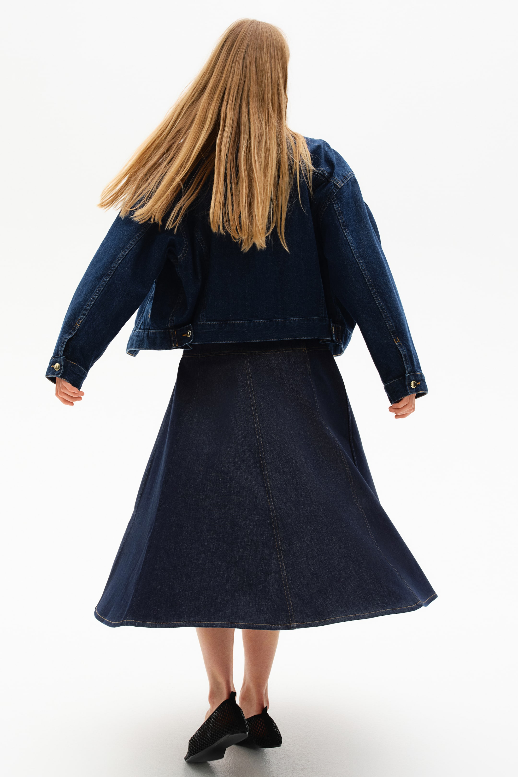 A-Line Denim Skirt