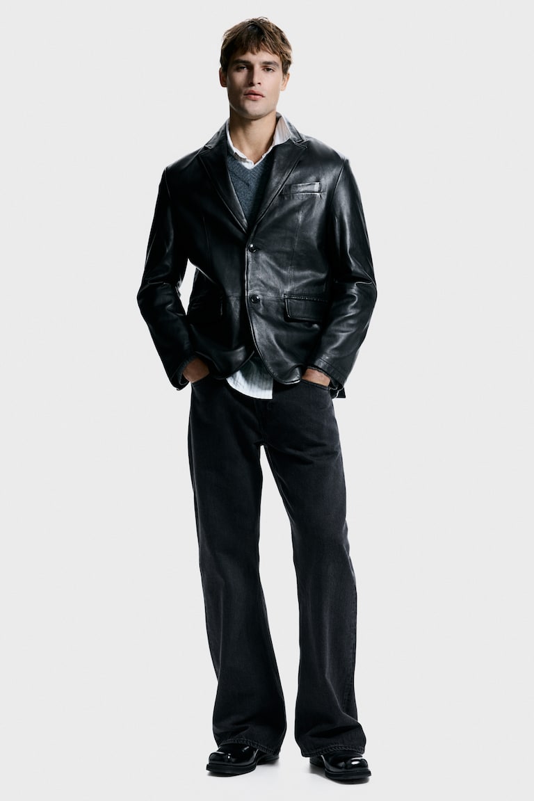 Kožna jakna Regular Fit