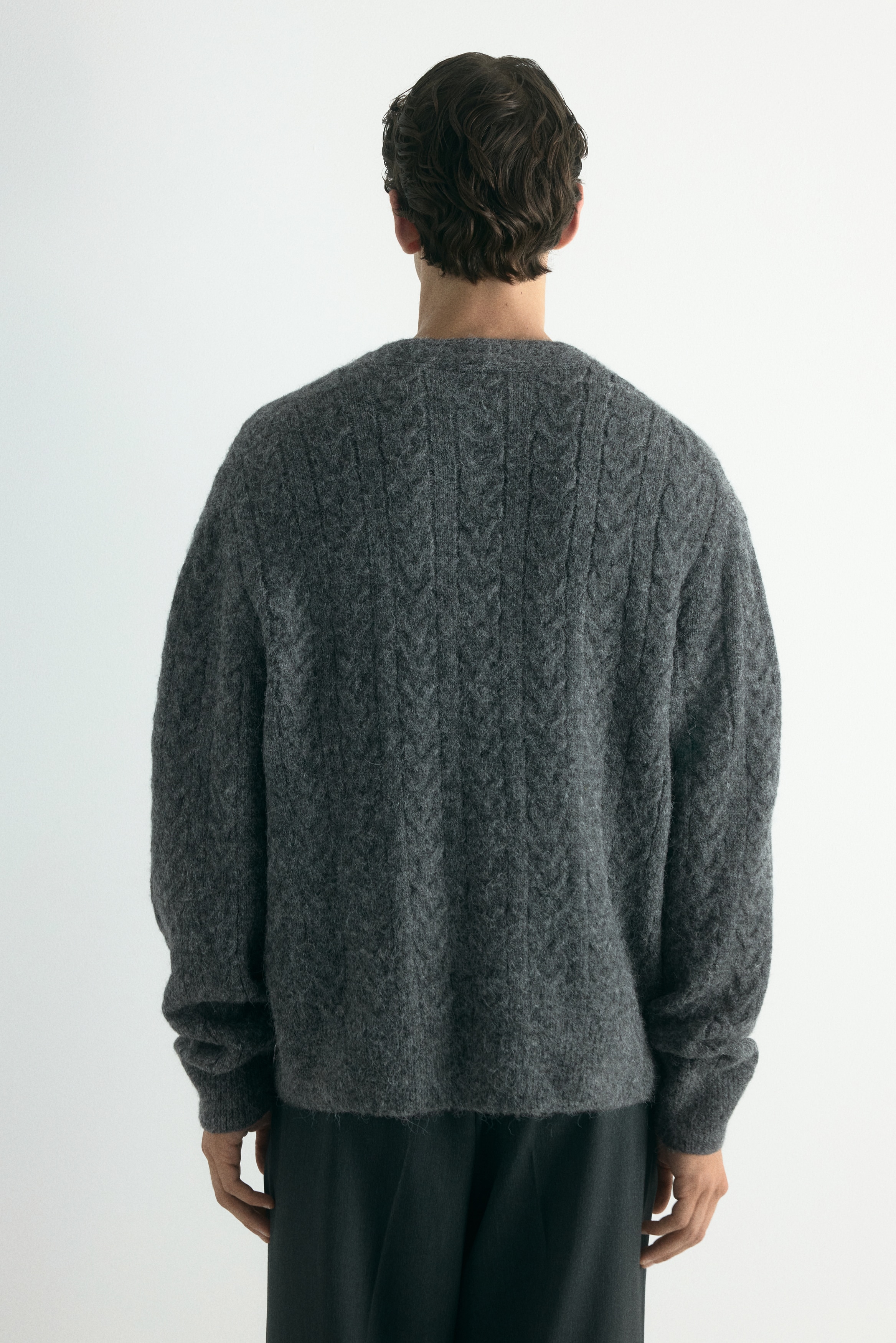 Loose Fit Wool-blend cardigan