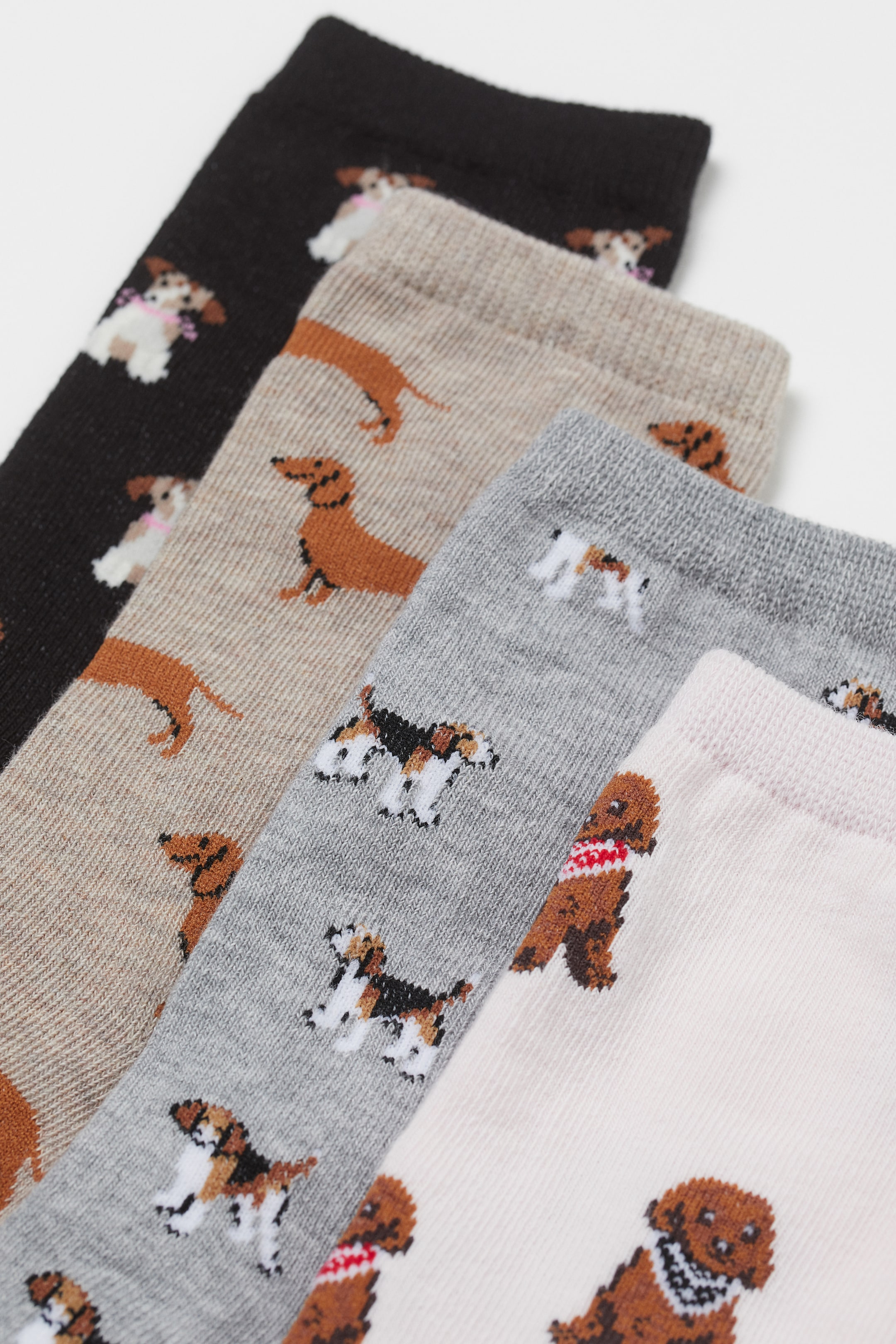 View larger image: 7-pack socks - Light pink/Dogs - Ladies | H&M HK 2