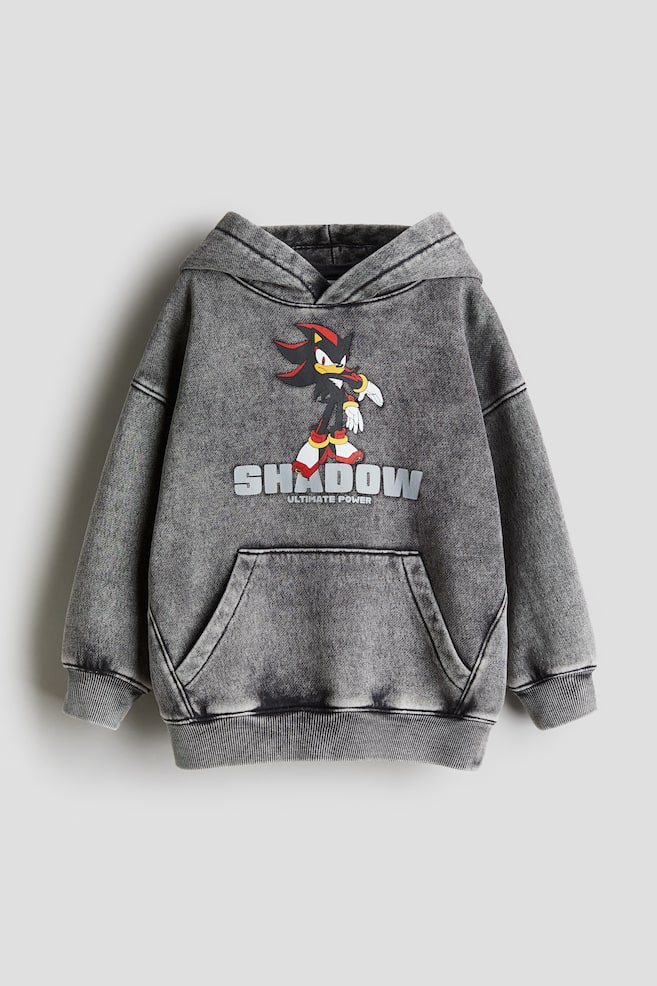 Hoodie mit Motivprint - Grau/Sonic the Hedgehog - 1