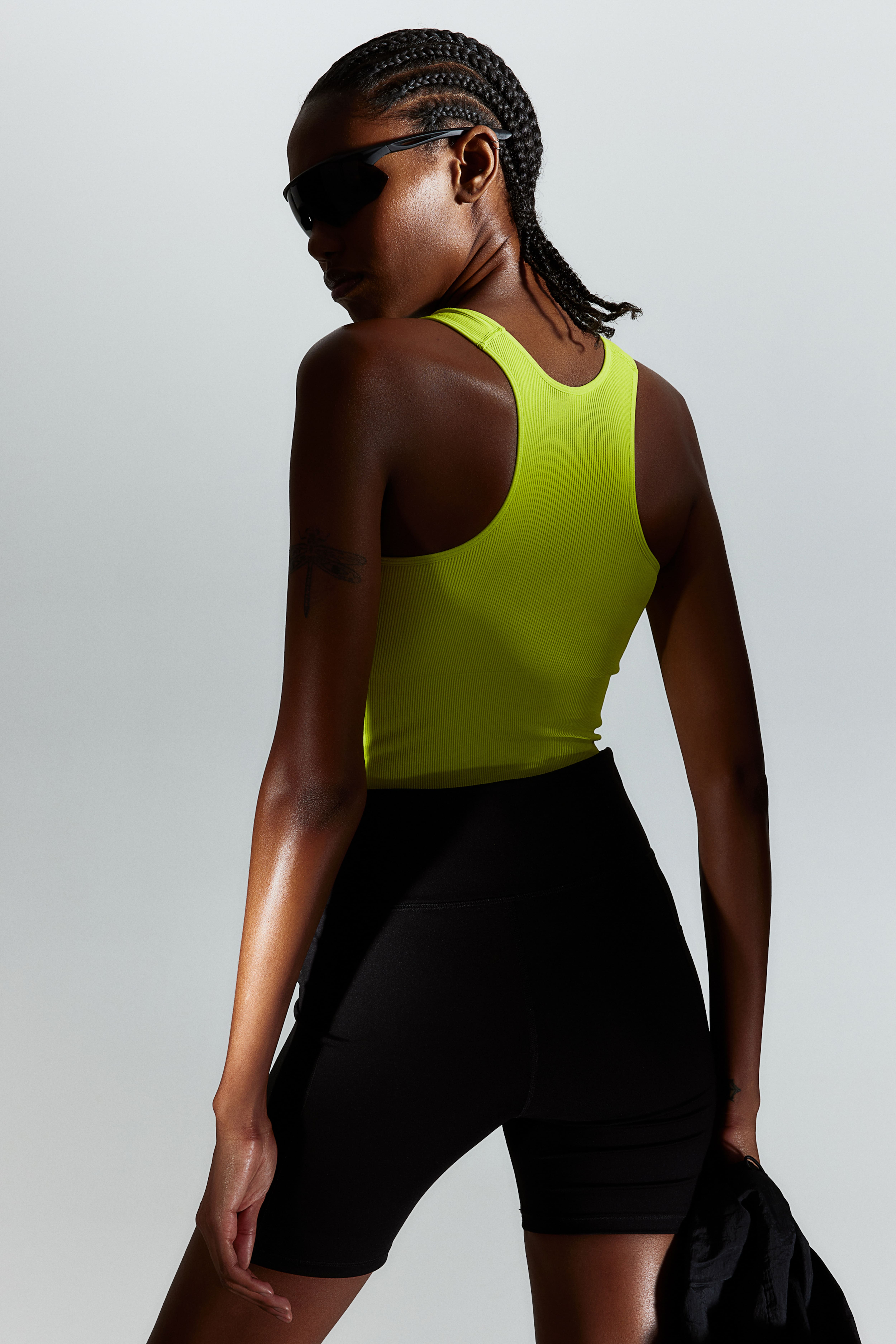 Neon yellow sales top h&m