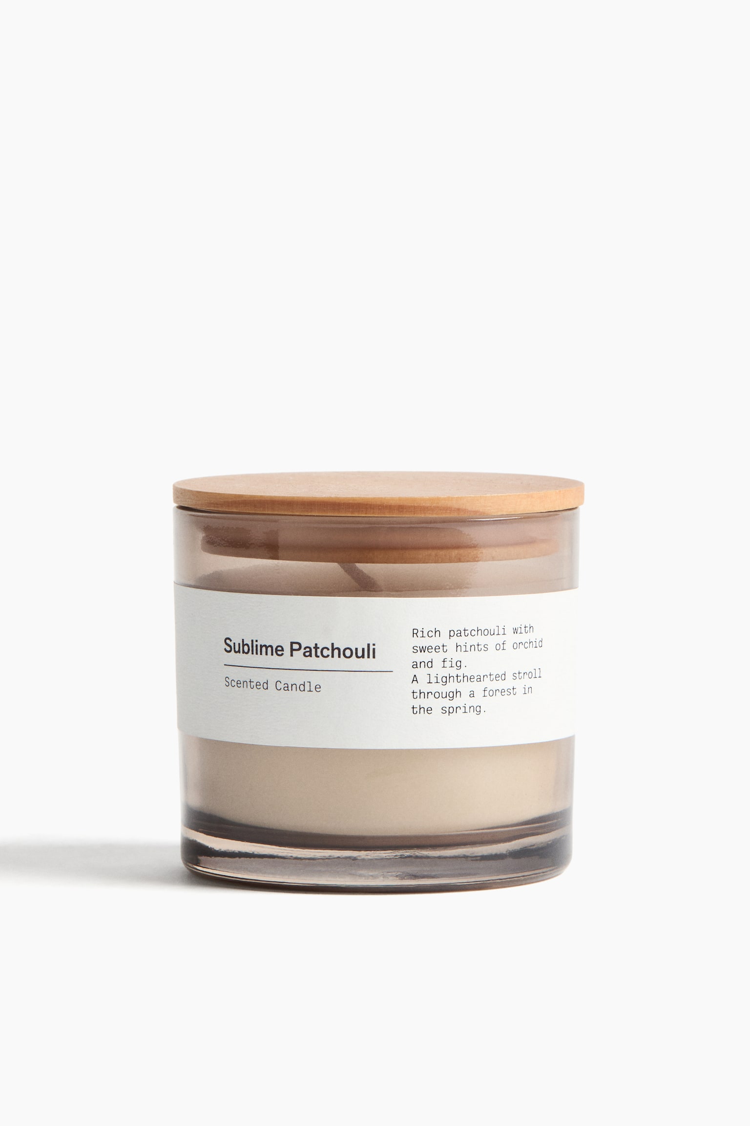 Scented candle in glass holder - Sublime Patchouli/Yuzu Blossom/Crisp Cotton - 1