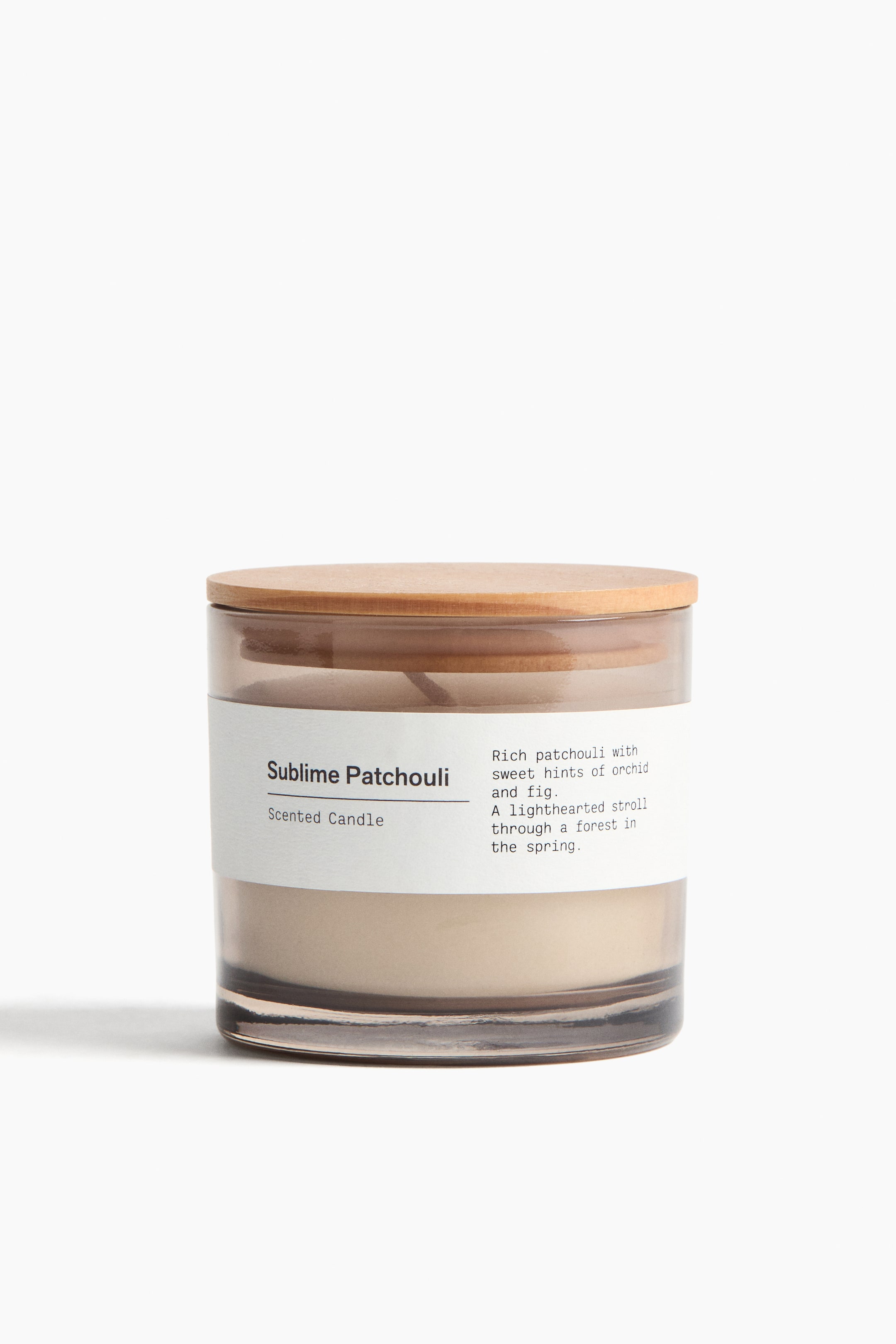 View larger image: Scented candle in glass holder - Sublime Patchouli - Home All | H&M IN 1