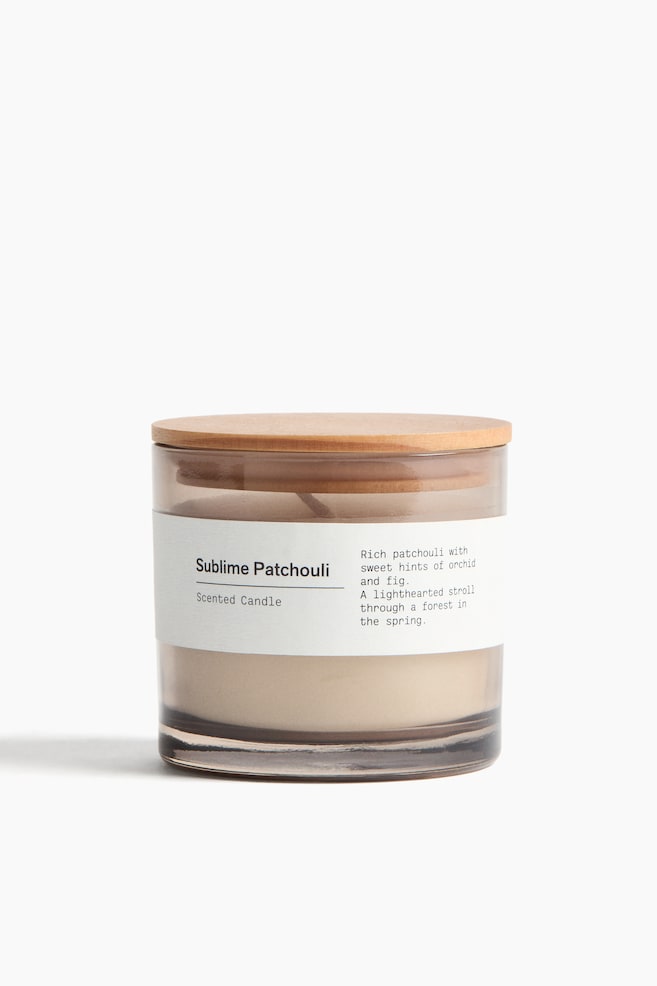 Duftlys i glassbeholder - Sublime Patchouli/Crisp Cotton/Sage Serenity - 1