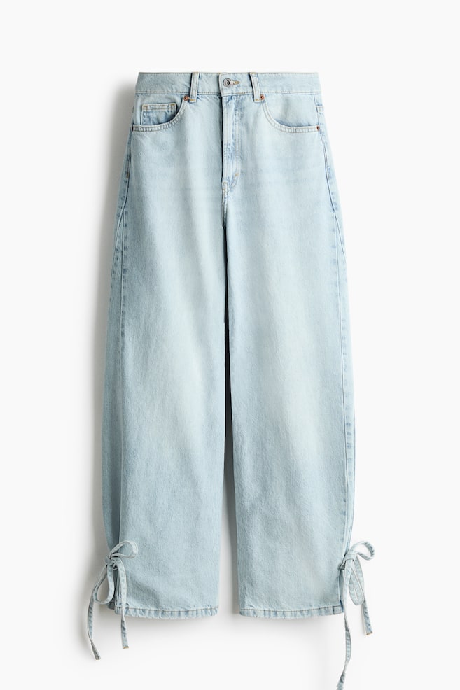Barrel High Waist Ankle Jeans - Light denim blue/Denim blue/Light denim grey - 1