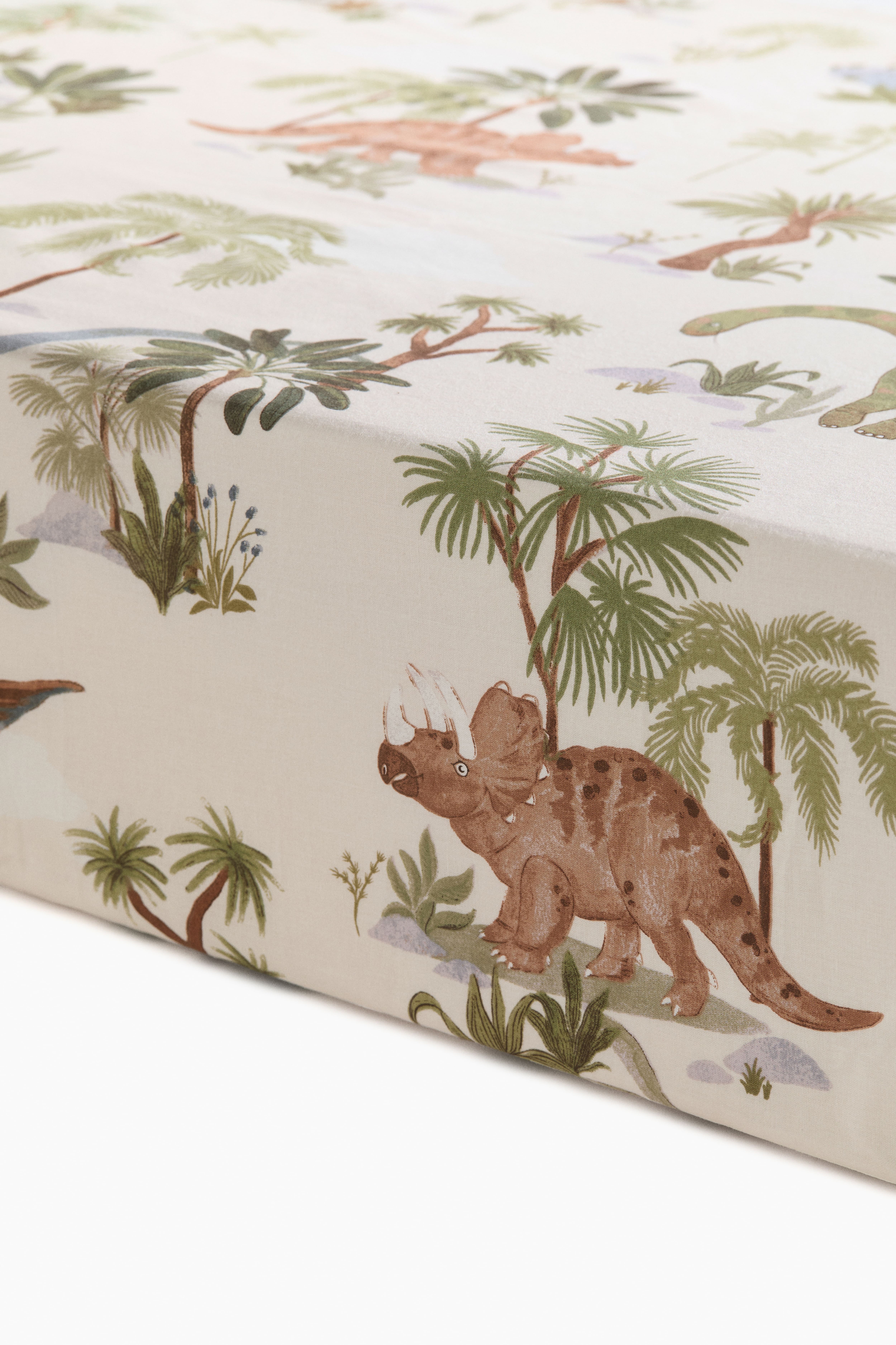 Drap-housse en coton à motif