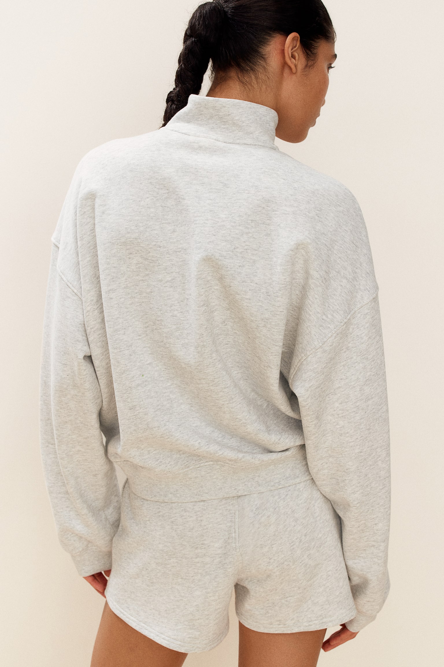 DryMove™ Activewear Sweater - Light grey marle - 4