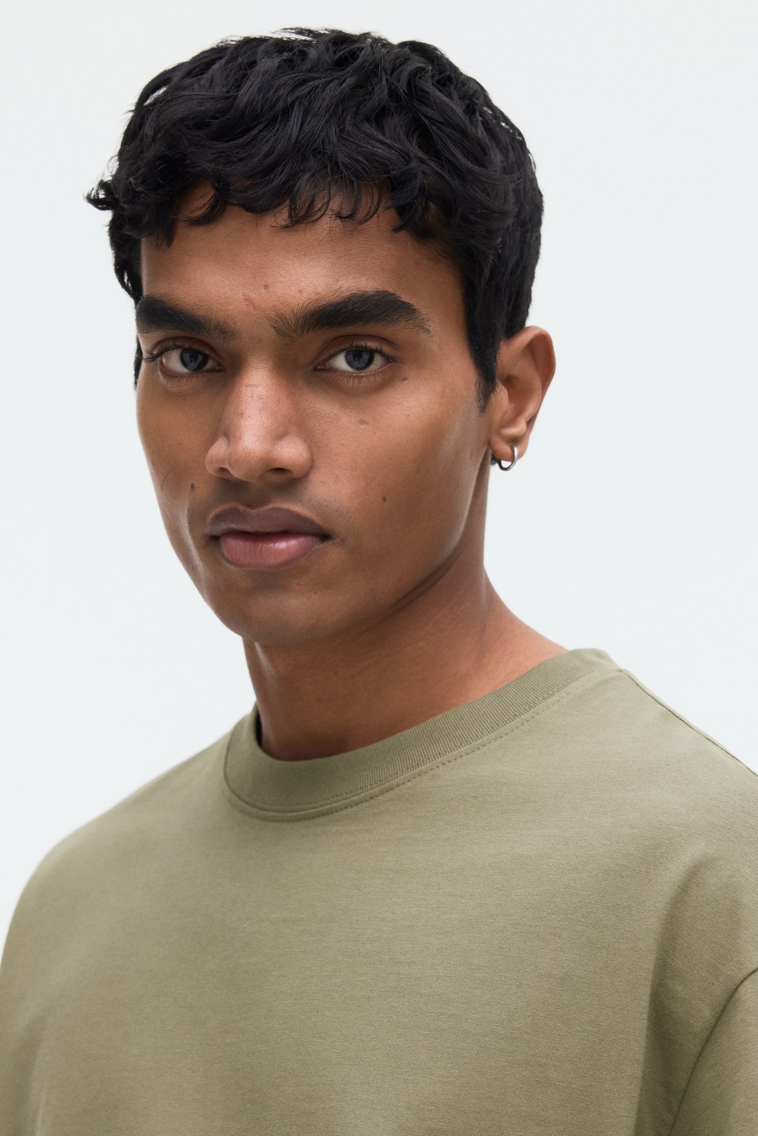 Relaxed Fit T-shirt - Khaki green/Brown/Brown/White/Dark grey/Dusty blue/Dark teal/Beige/Black/Light blue/Teal/Striped/Blue/Forest green/Dark plum purple/Green/Light blue/Beige - 6