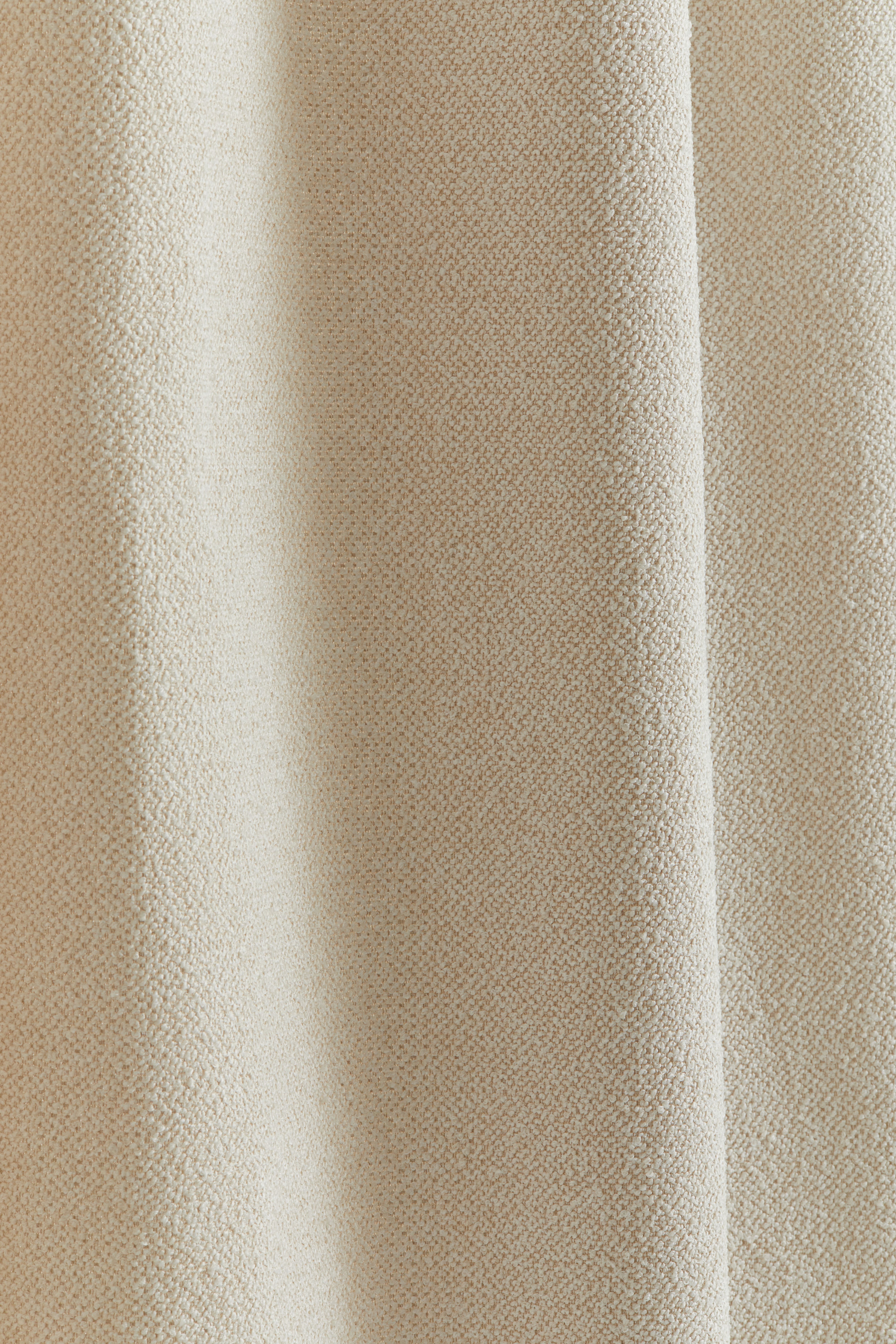 Single-pack Wide Bouclé Curtain Panel
