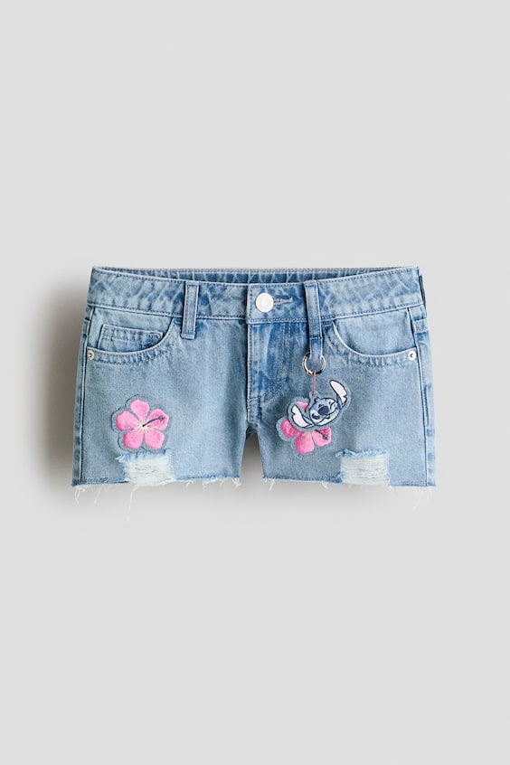 Детские шорты H&M Appliquéd Denim Shorts