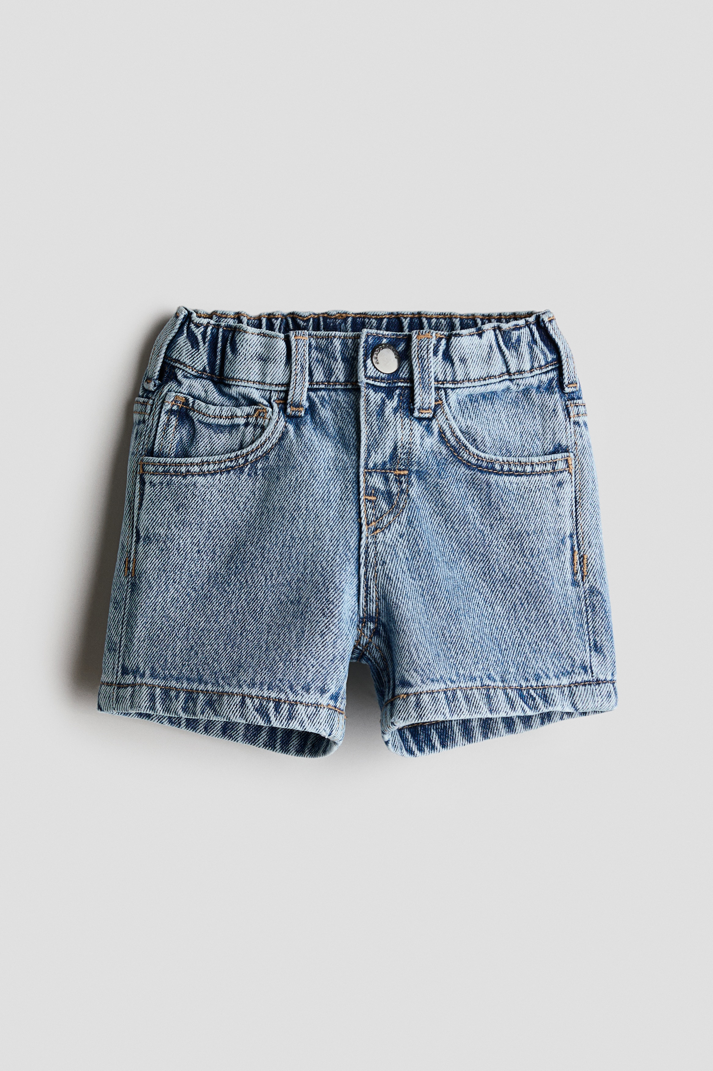 Denim short - Denimblauw