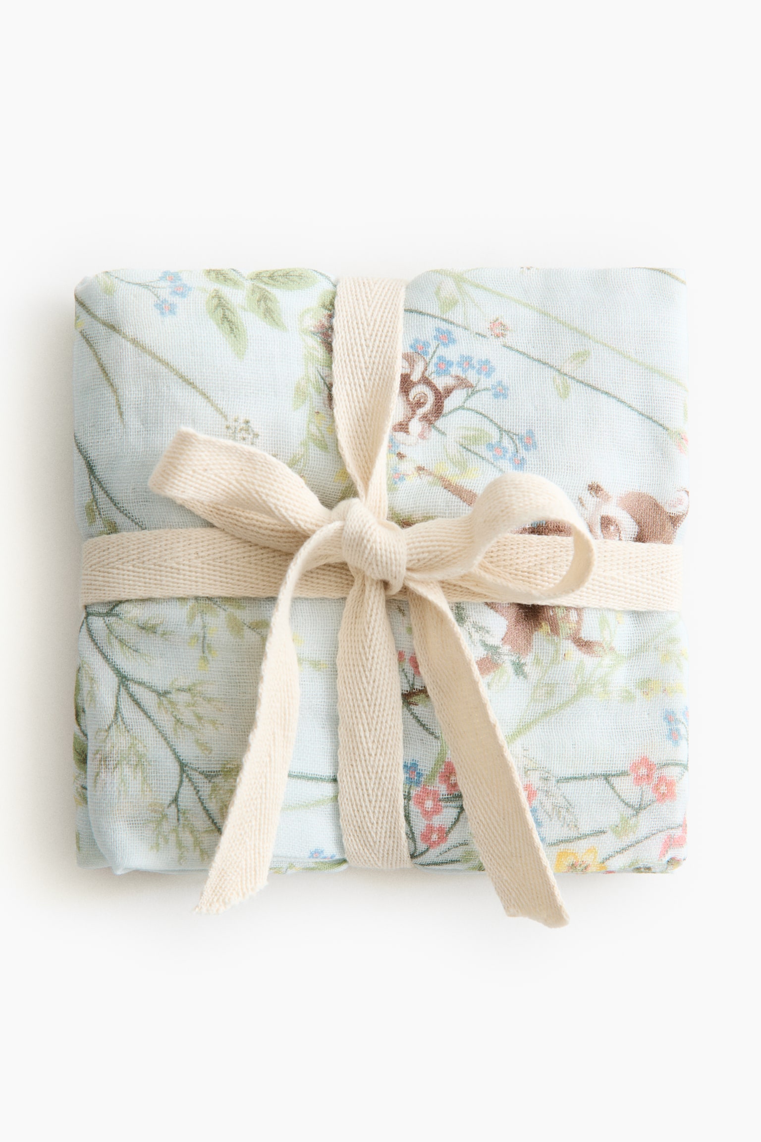 2-pack de paños de muselina - Blanco/Bambi/Blanco/Bambi - 5