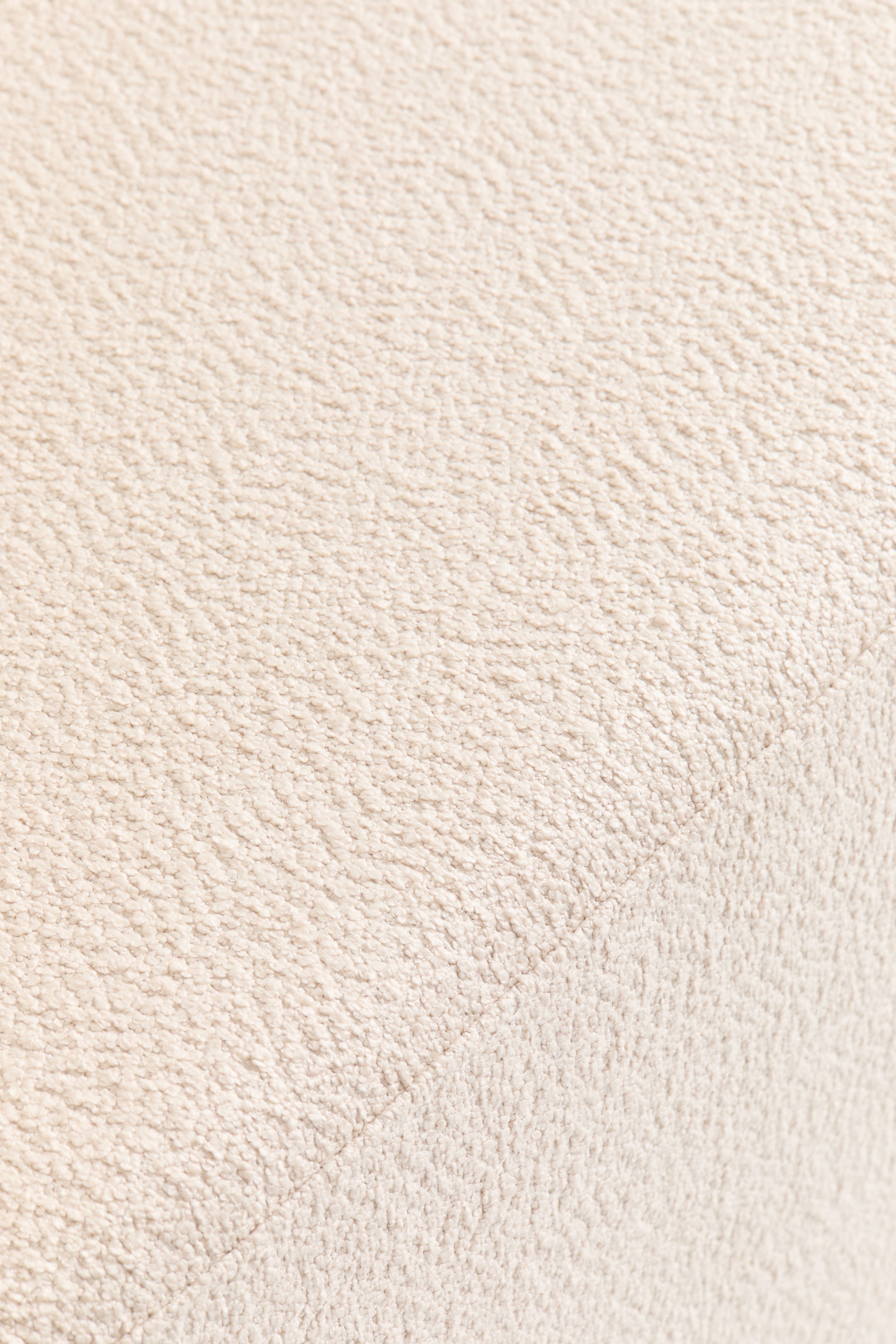 Visa större bild: Bouclé 3 Seater Curved Sofa - Polyester, Beige - H&M HOME - Home All | H&M SE 8