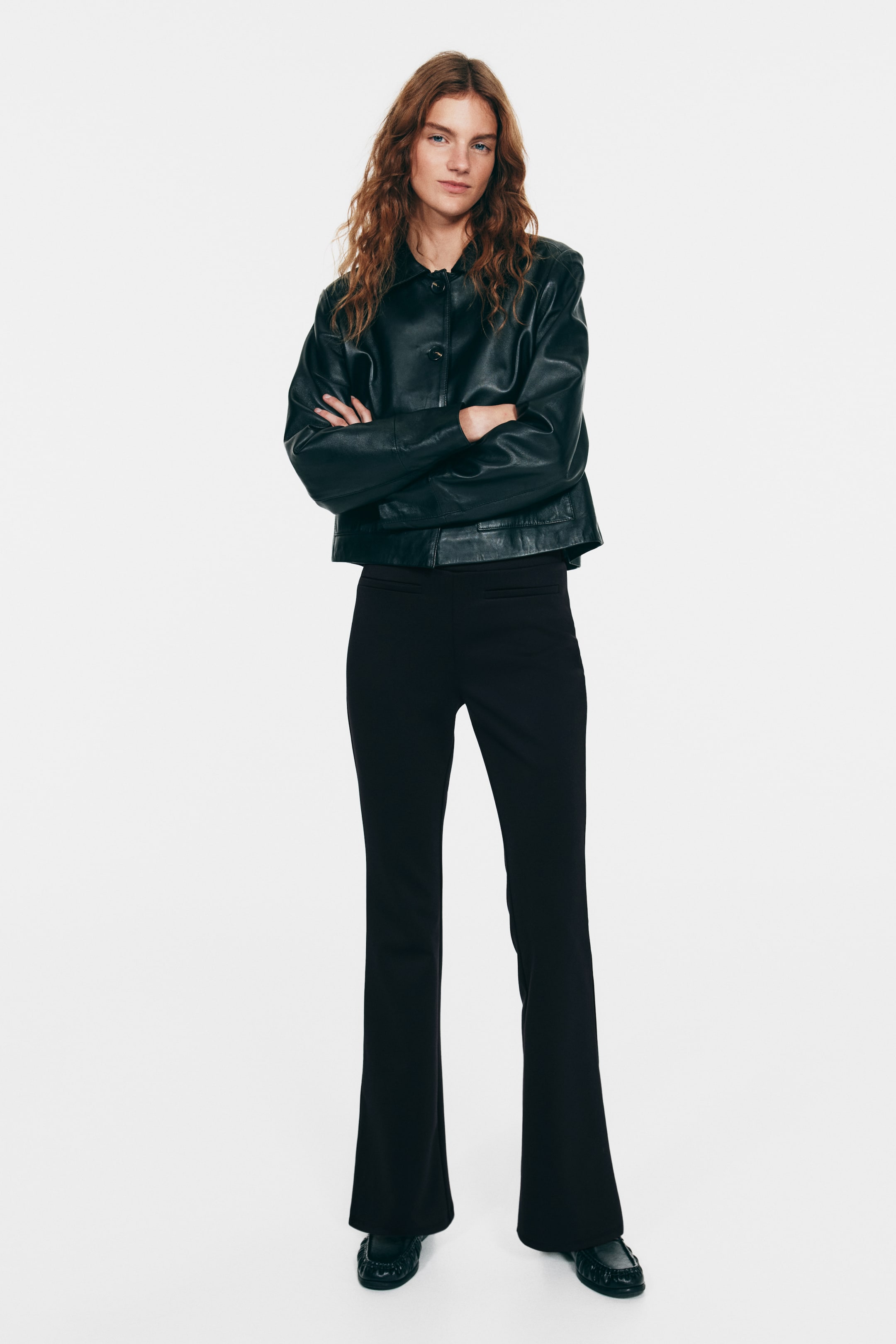 View larger image: Flared Pants - Black - Ladies | H&M US 1