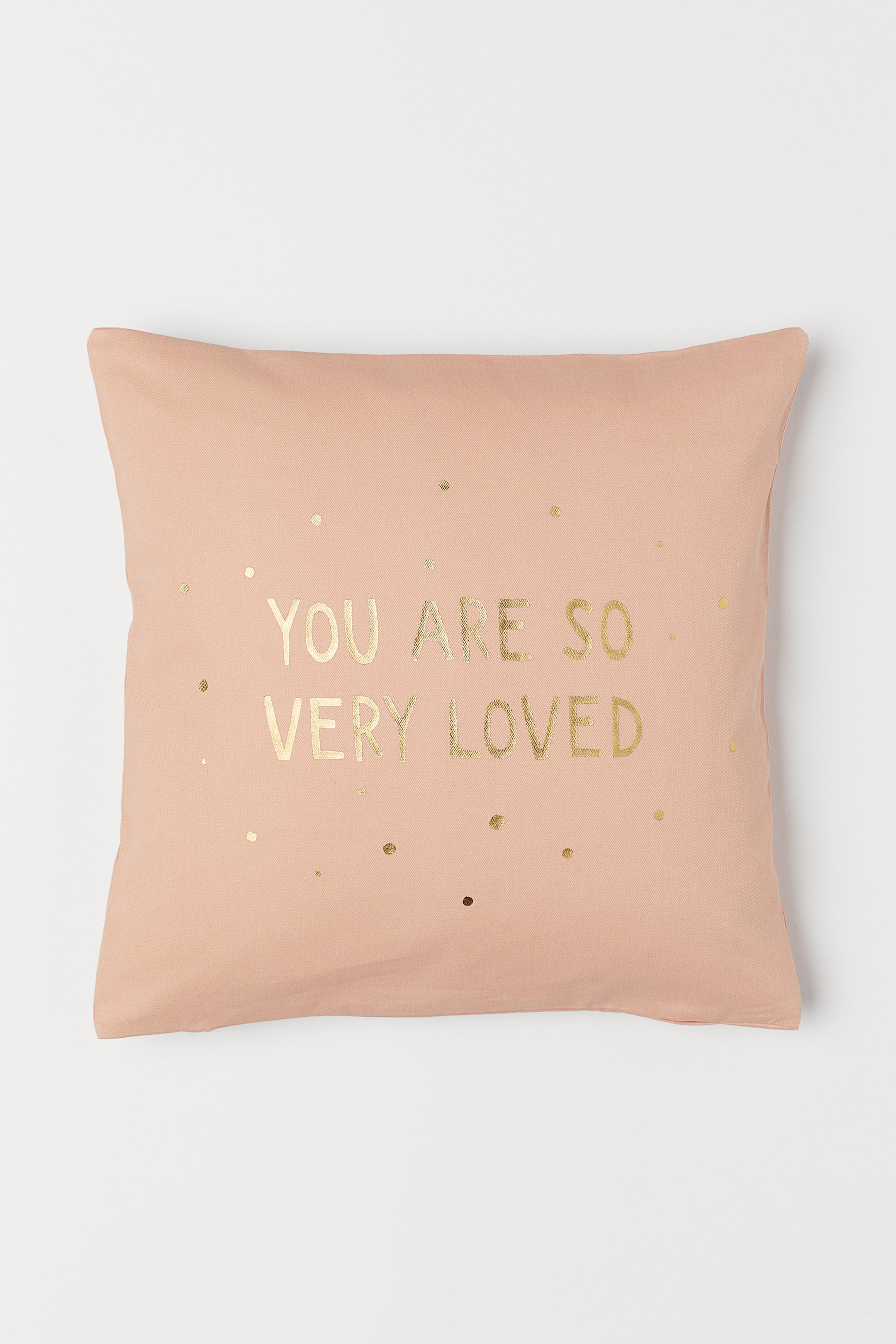 View larger image: Cotton cushion cover - Apricot - Home All | H&M IE 1