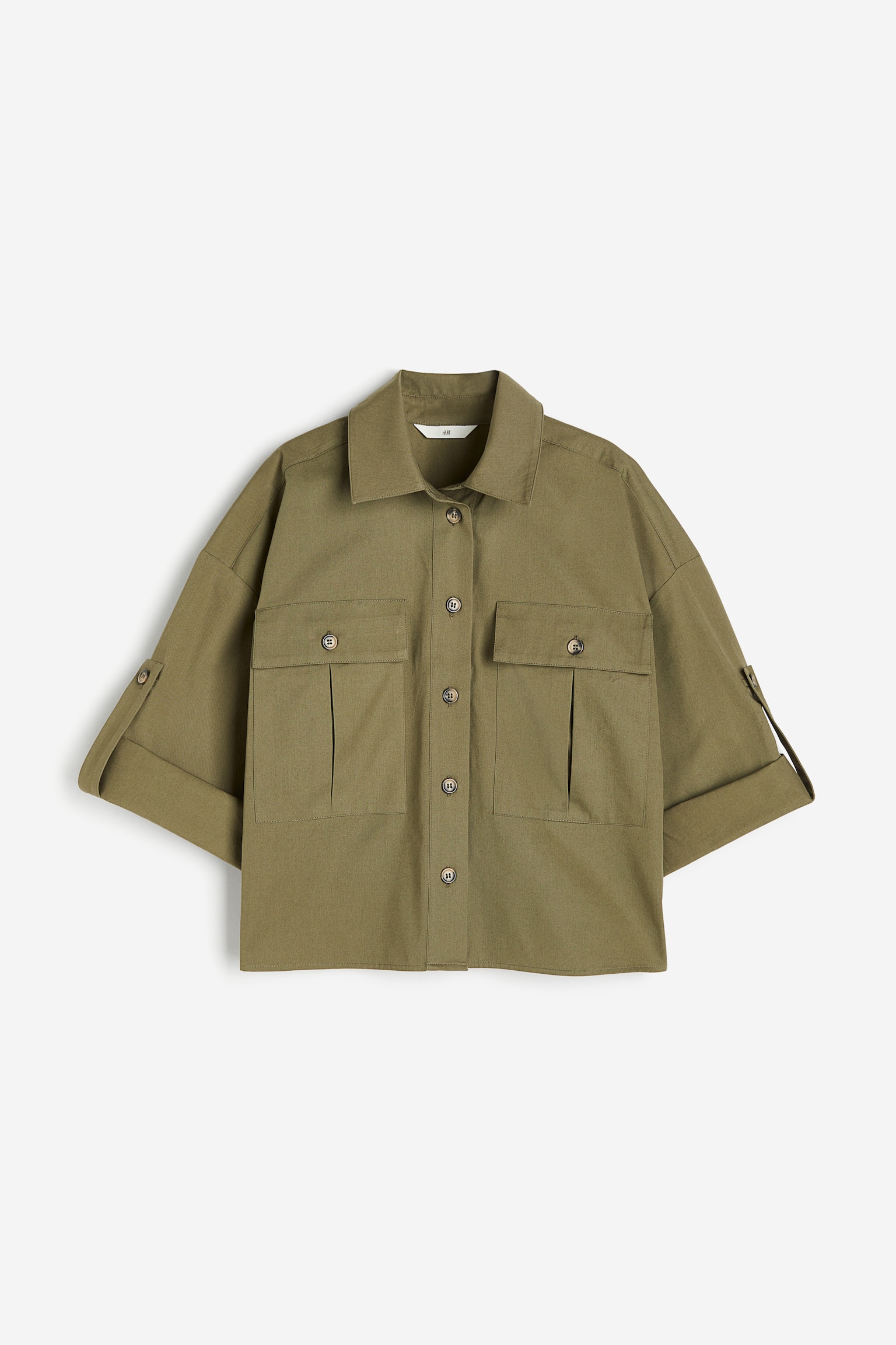 Utility shirt - Khaki green - 1