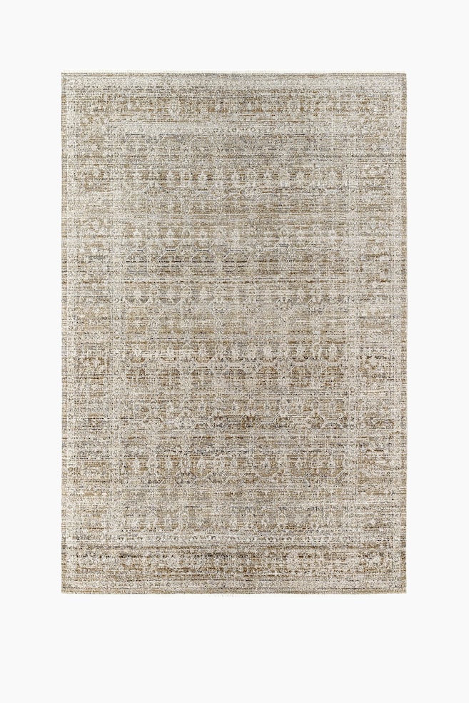 Margaret In- & Outdoor Washable Fringe Rug - Brown - 1