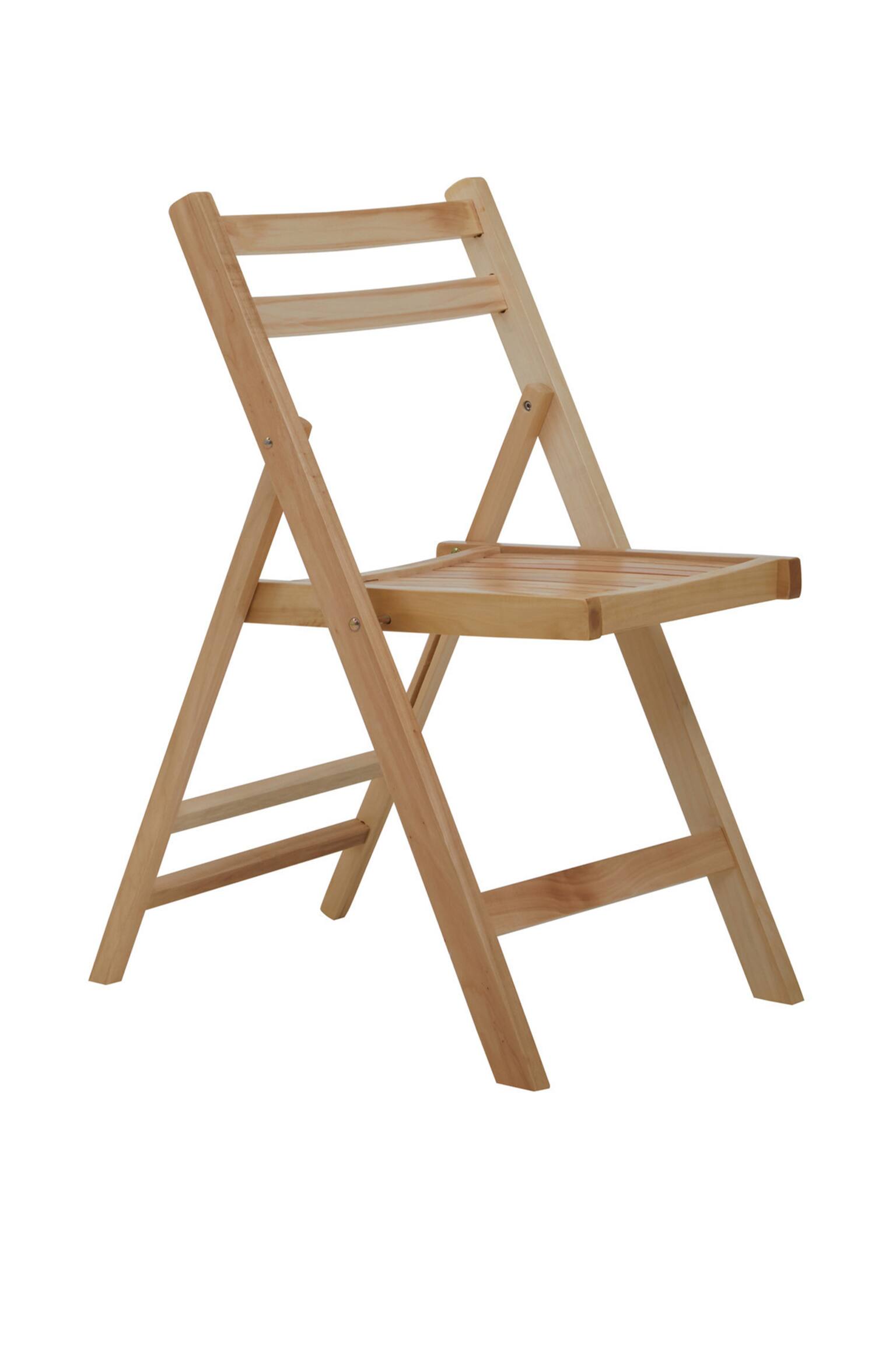 Beauport Folding Chair - Natural/White/Black - 5