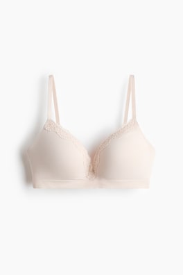 Bygellös bh med vaddering Seamless