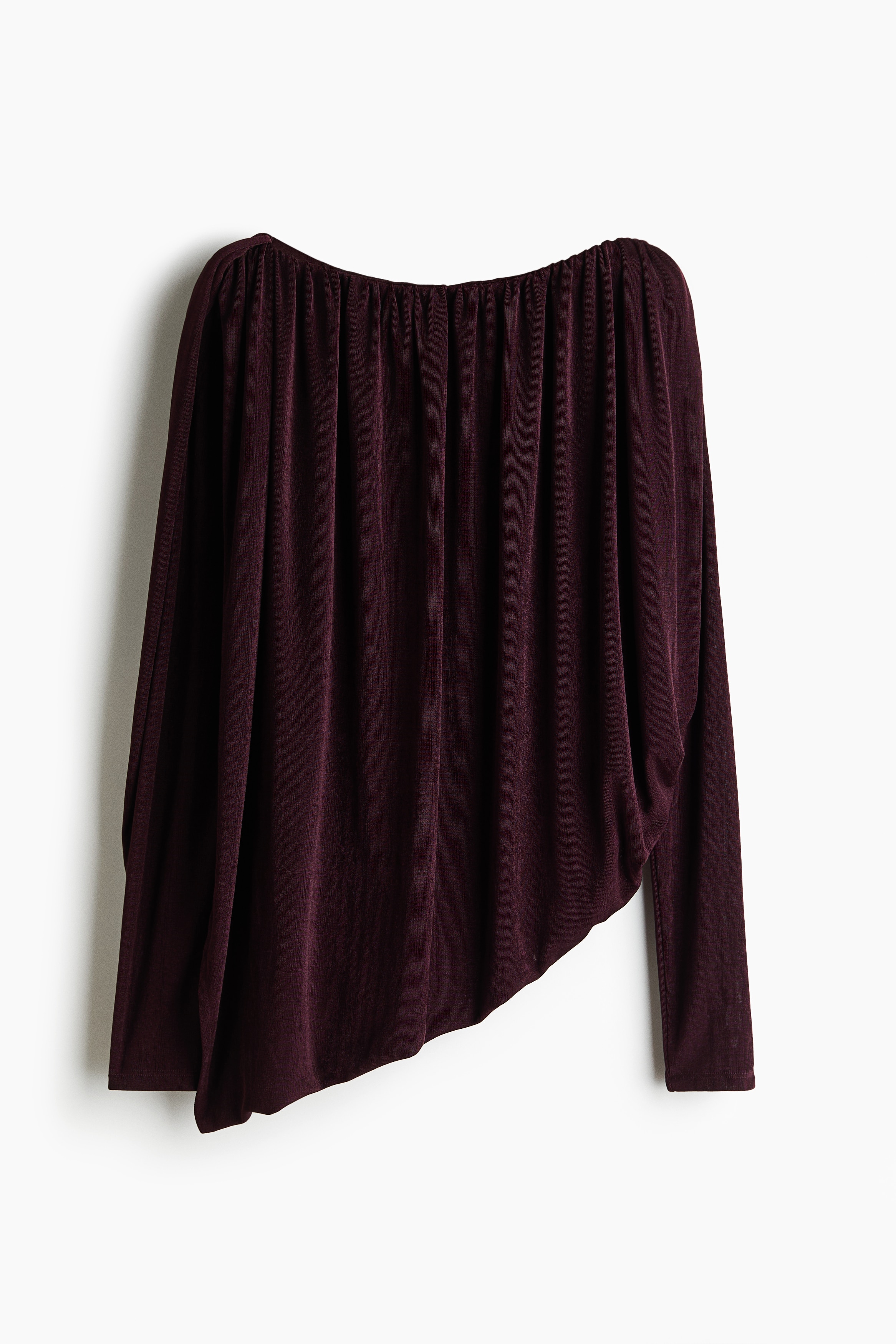 Draped top - Dark purple