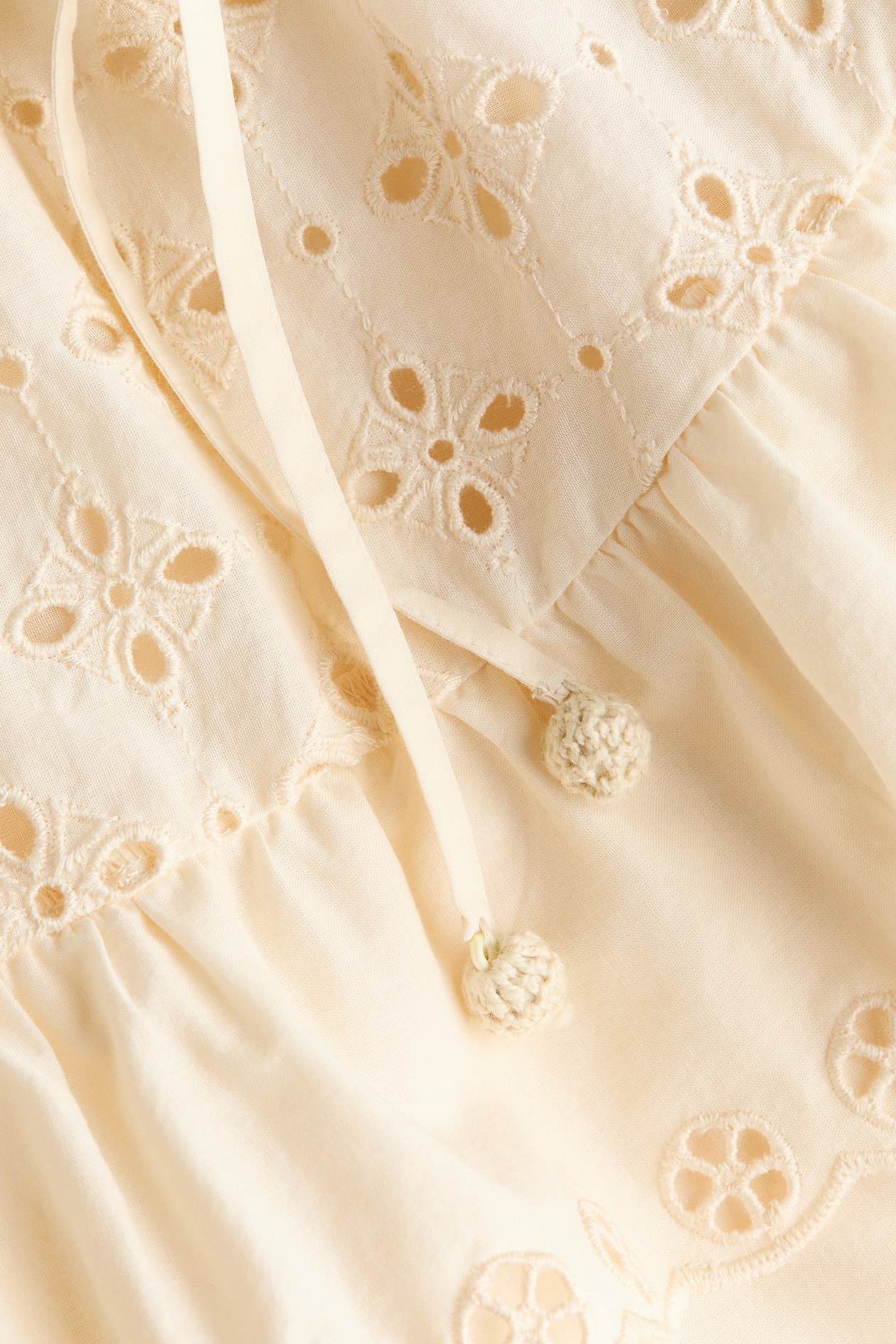 Eyelet-Embroidered Cotton Mini Skirt - image 2