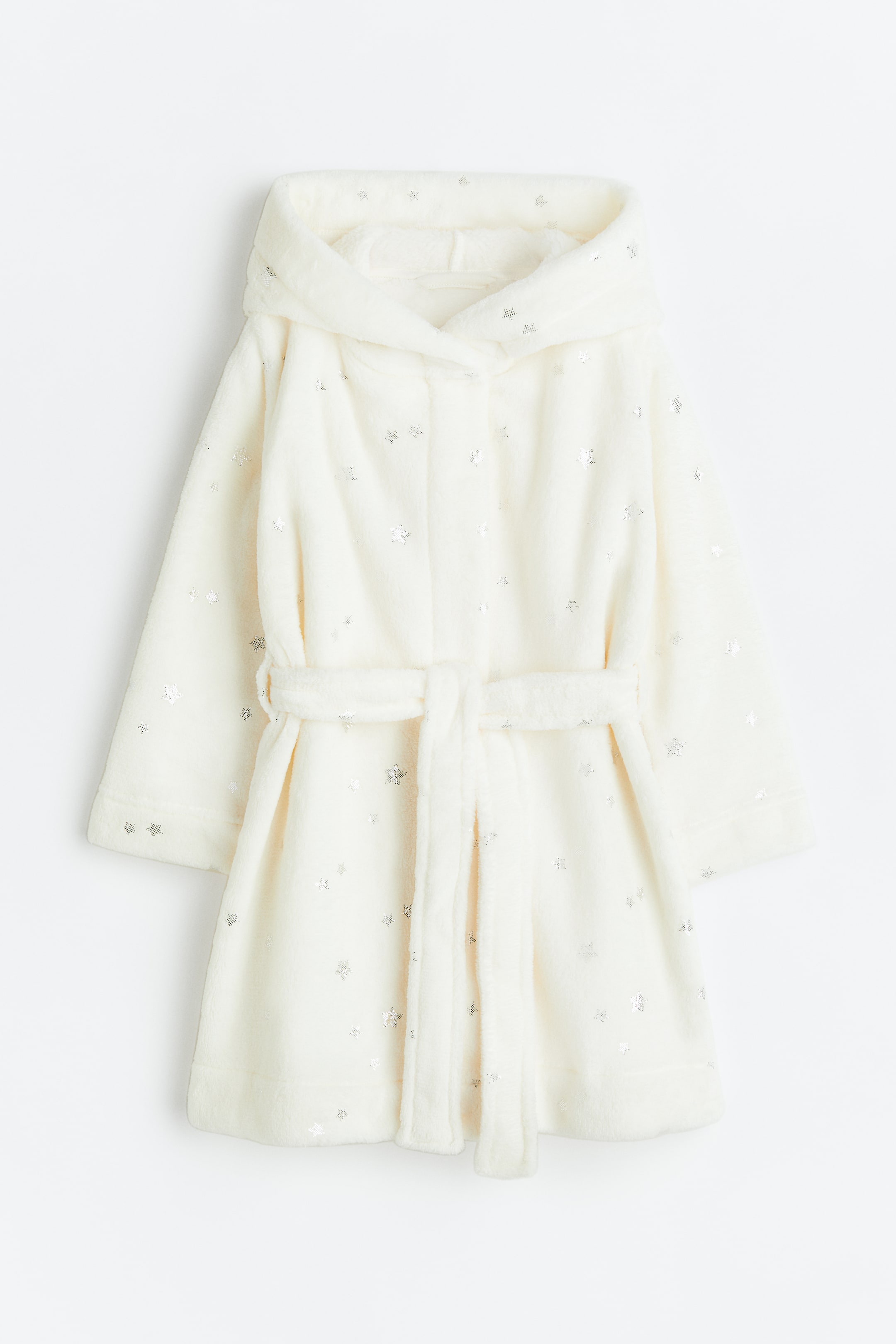 View larger image: Fleece dressing gown - White/Stars - Kids | H&M IN 1
