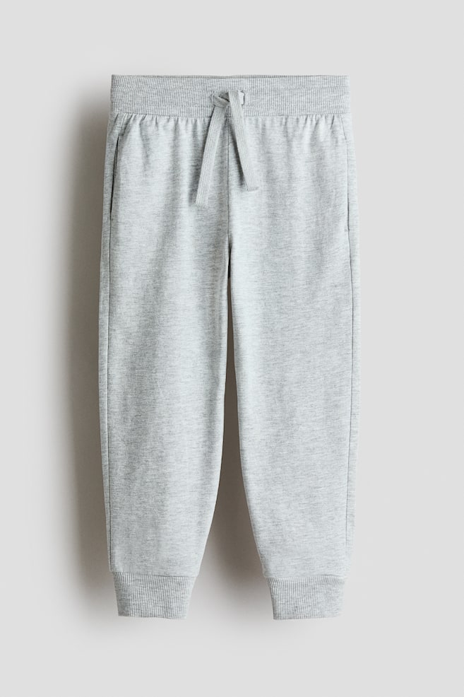 Jersey Joggers - Light gray melange/Black/Brown/Navy blue - 1