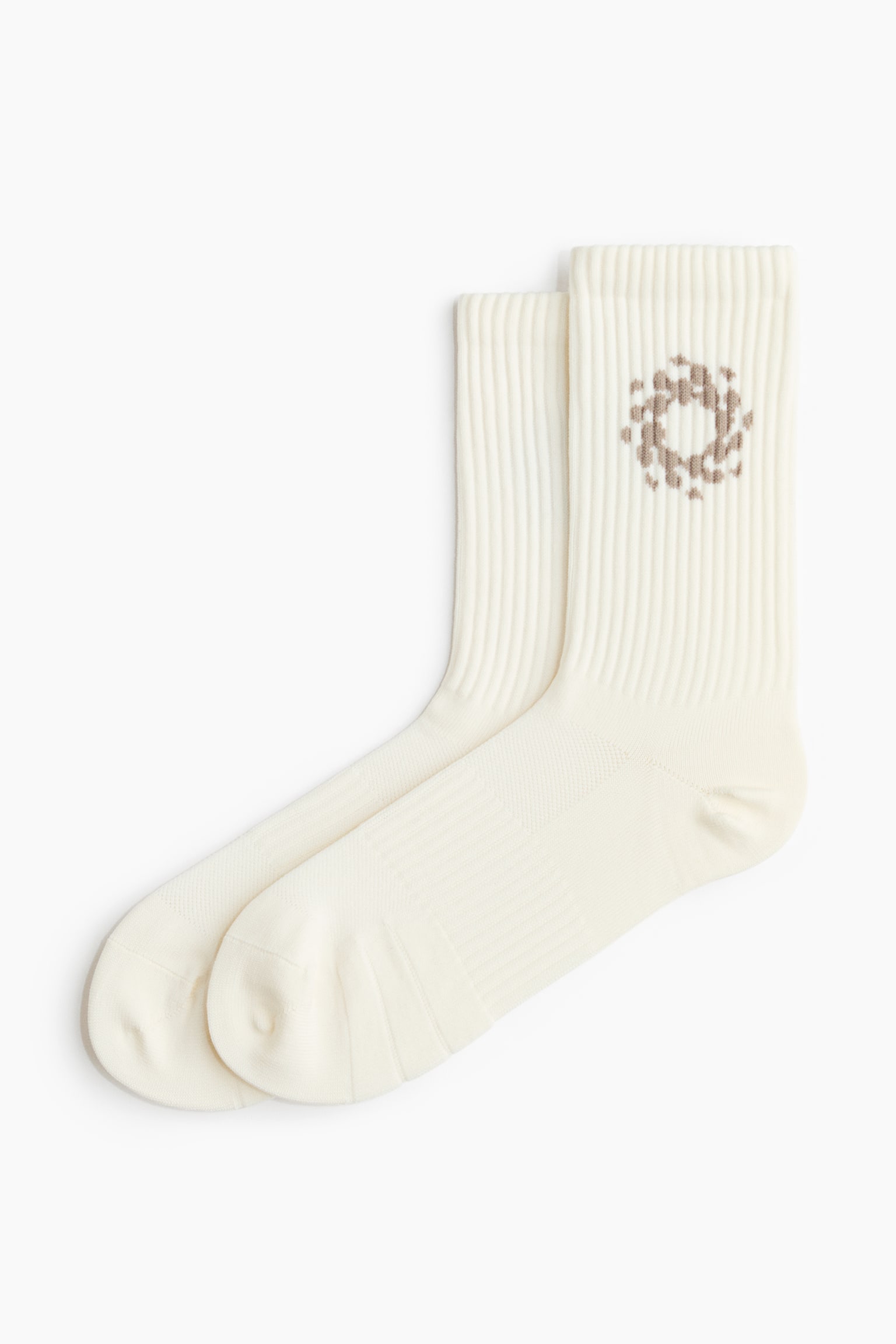 3-pack sports socks with DryMove™ - Cream/Swirl - 2