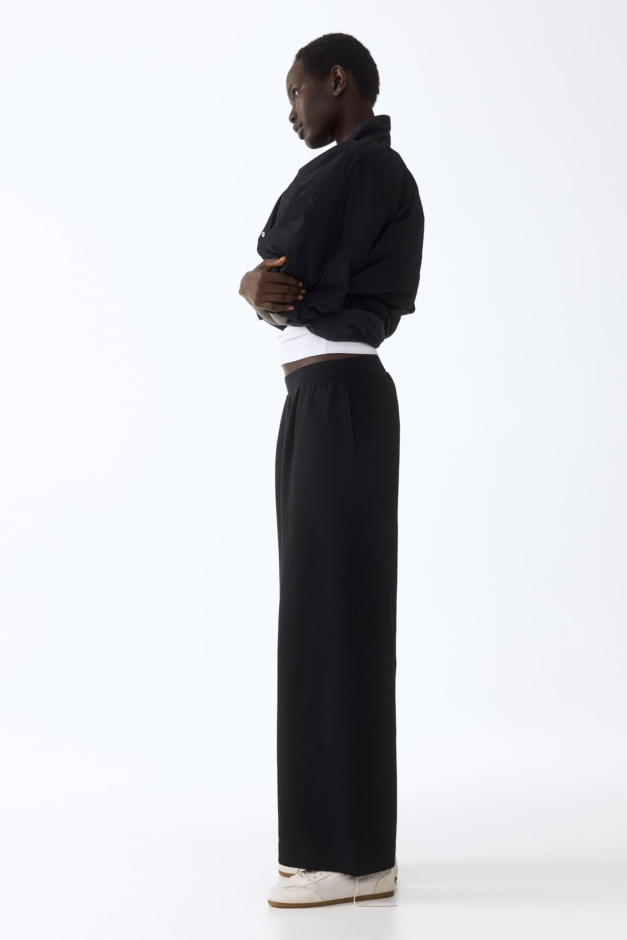 Wide-Leg Interlock Joggers - image 5