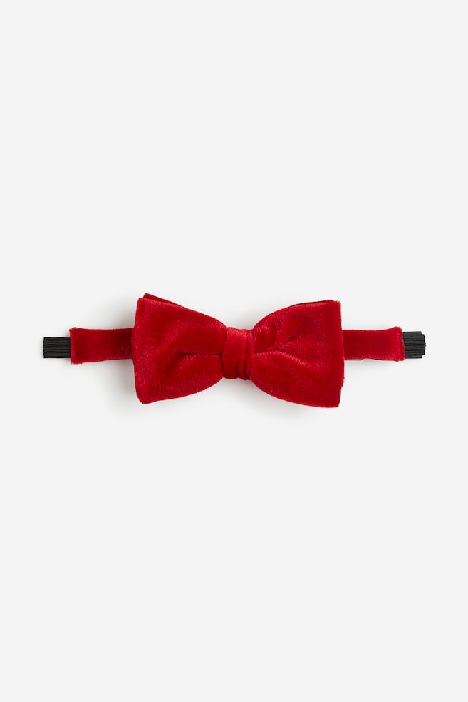 Bow tie - Red/Navy blue/Black - 1