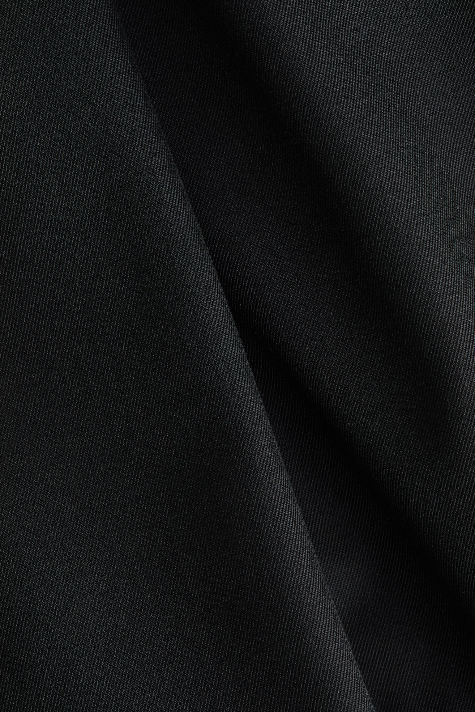 Keprová šortková minisukně - Černá - 6