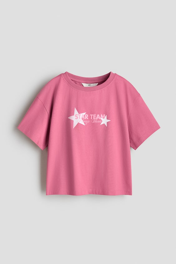 Детские футболки H&M Cotton T-Shirt with Printed Motif