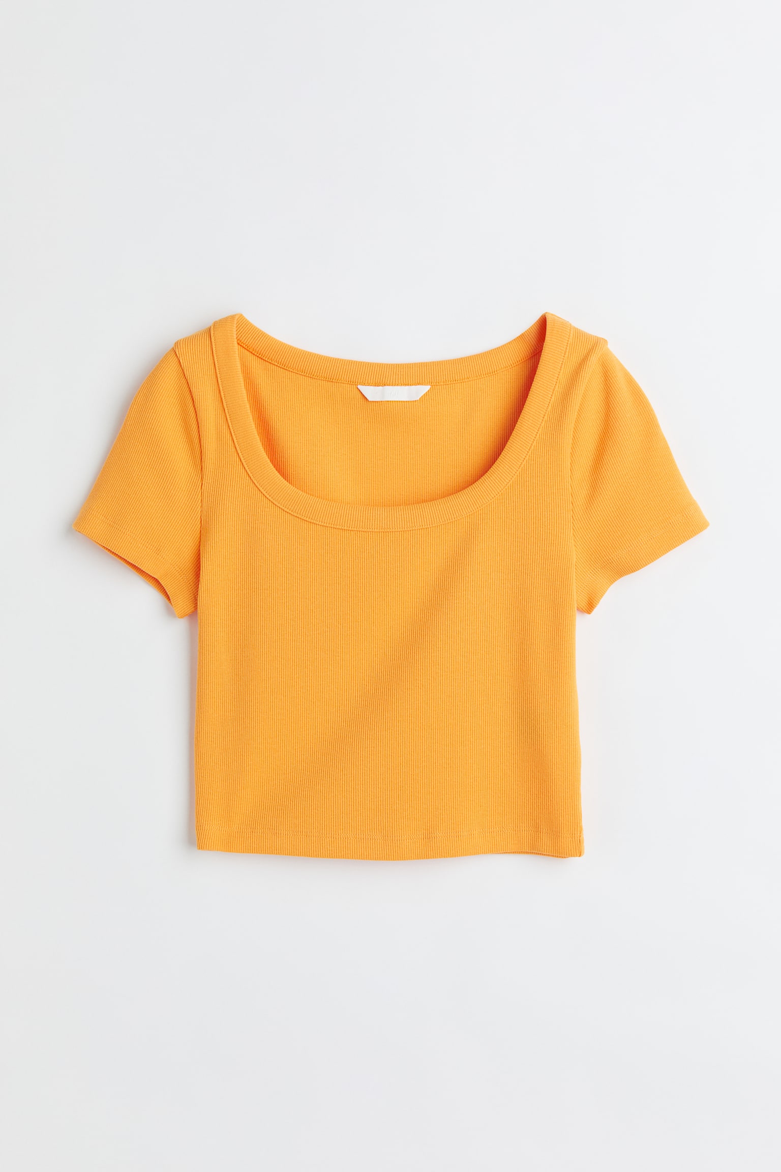 Ribbed top - Orange