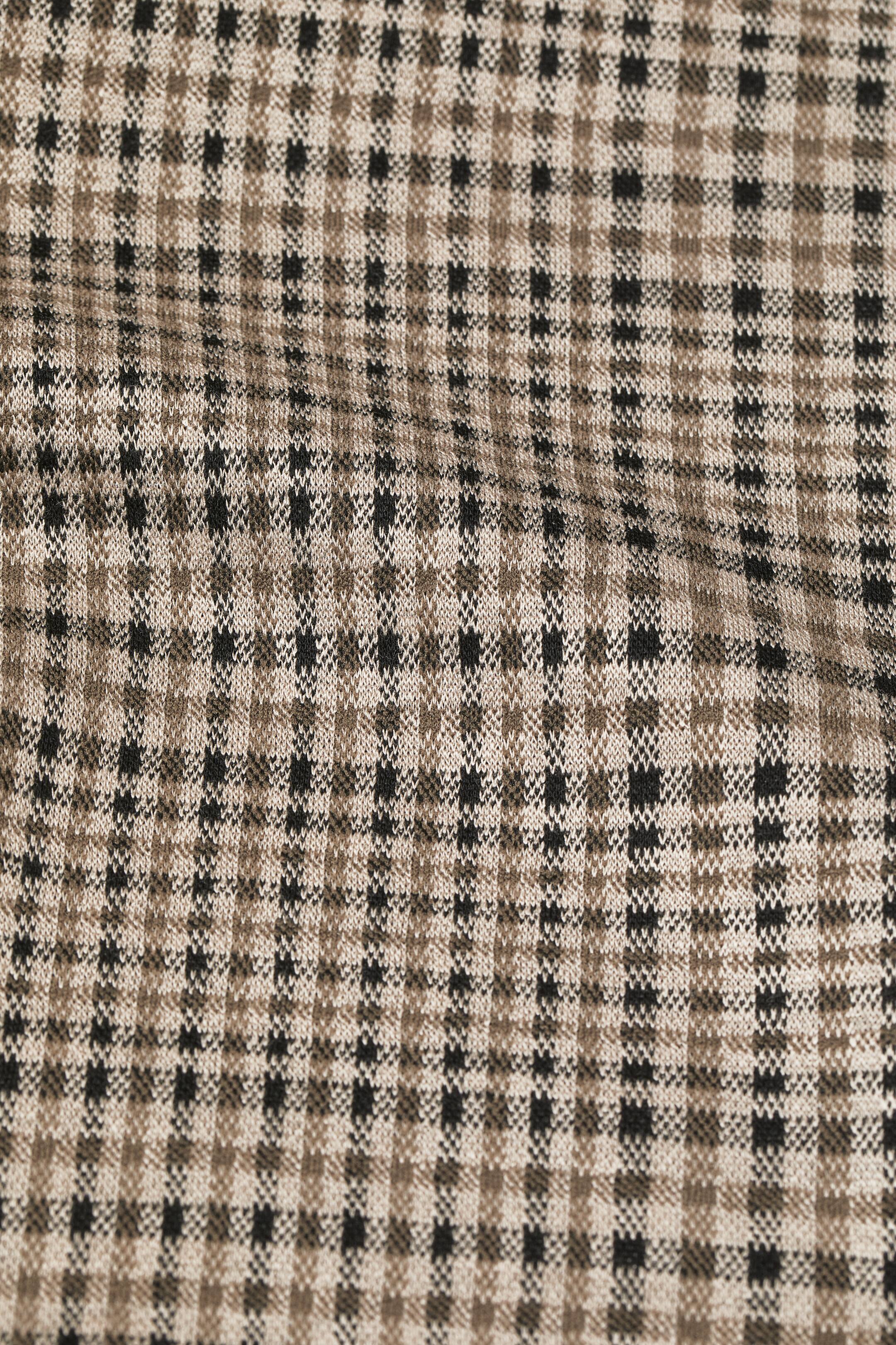 Προβολή μεγαλύτερης εικόνας: Ζακέτα με φερμουάρ - Μπεζ/καρό - Men | H&M GR 2