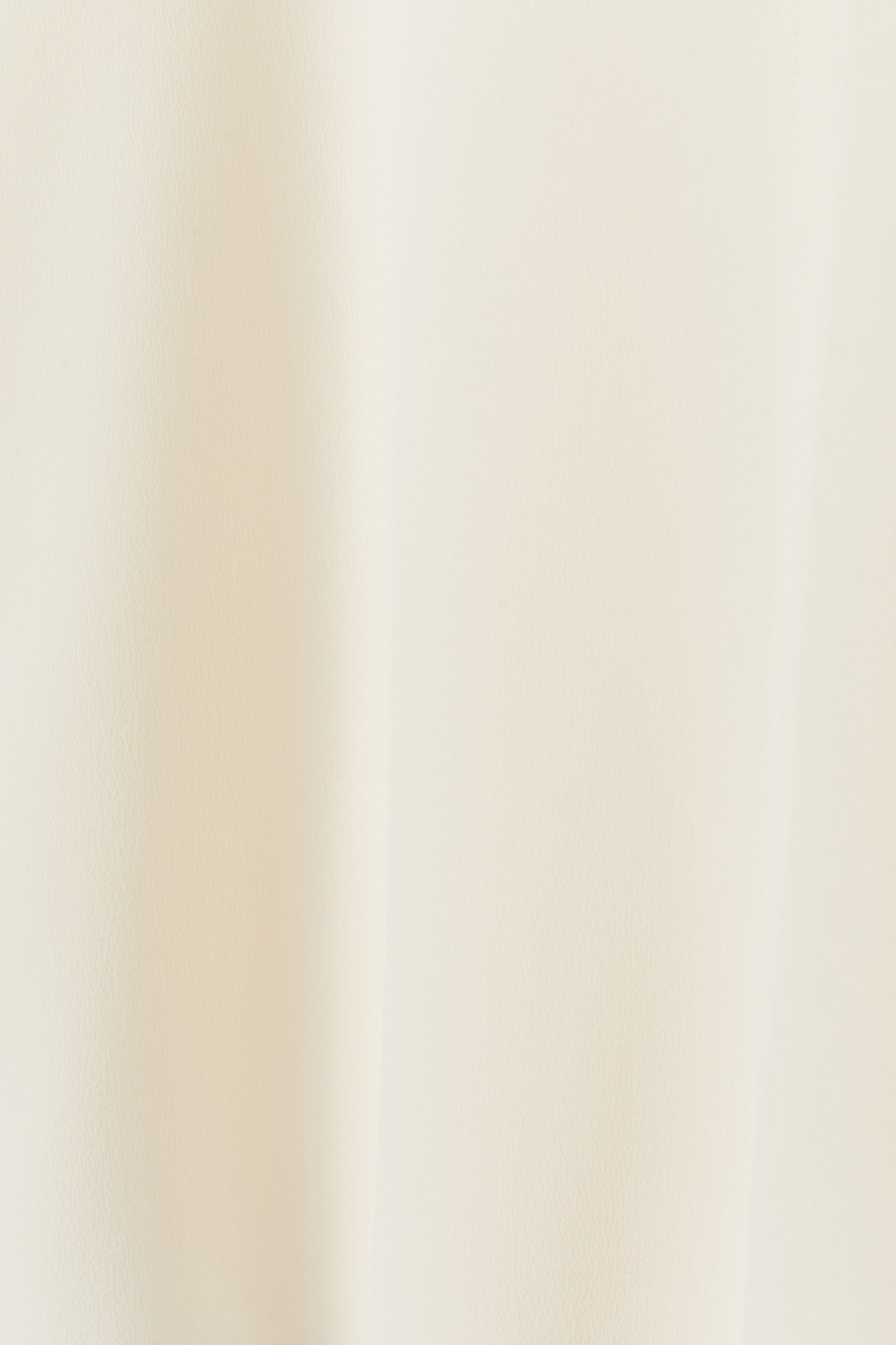 V-neck silk blouse - Cream - 2