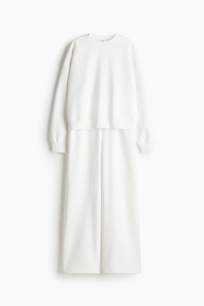 2-piece Sweatsuit - Cream - 1