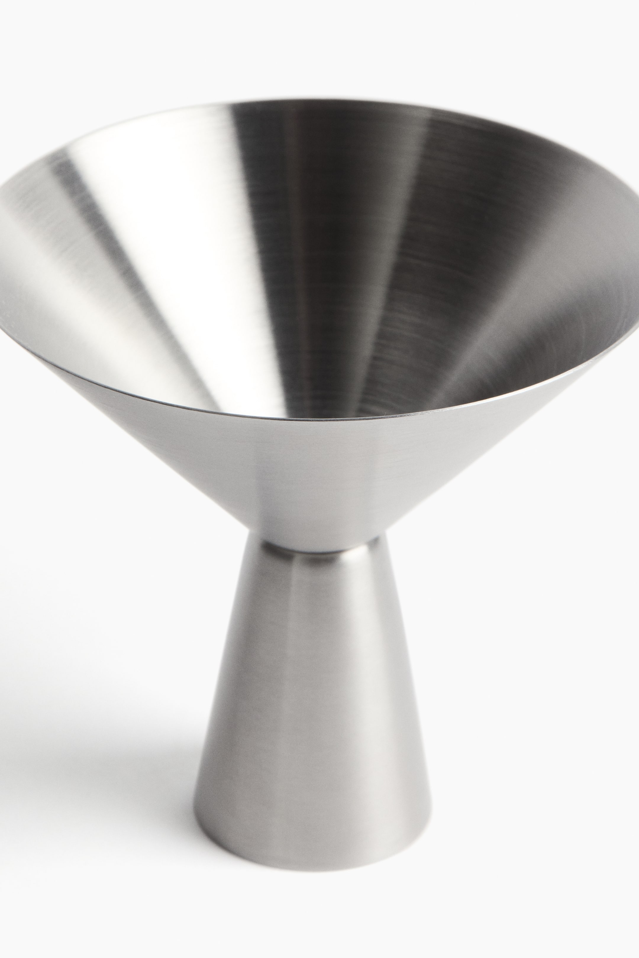 Coupe haute en acier inoxydable