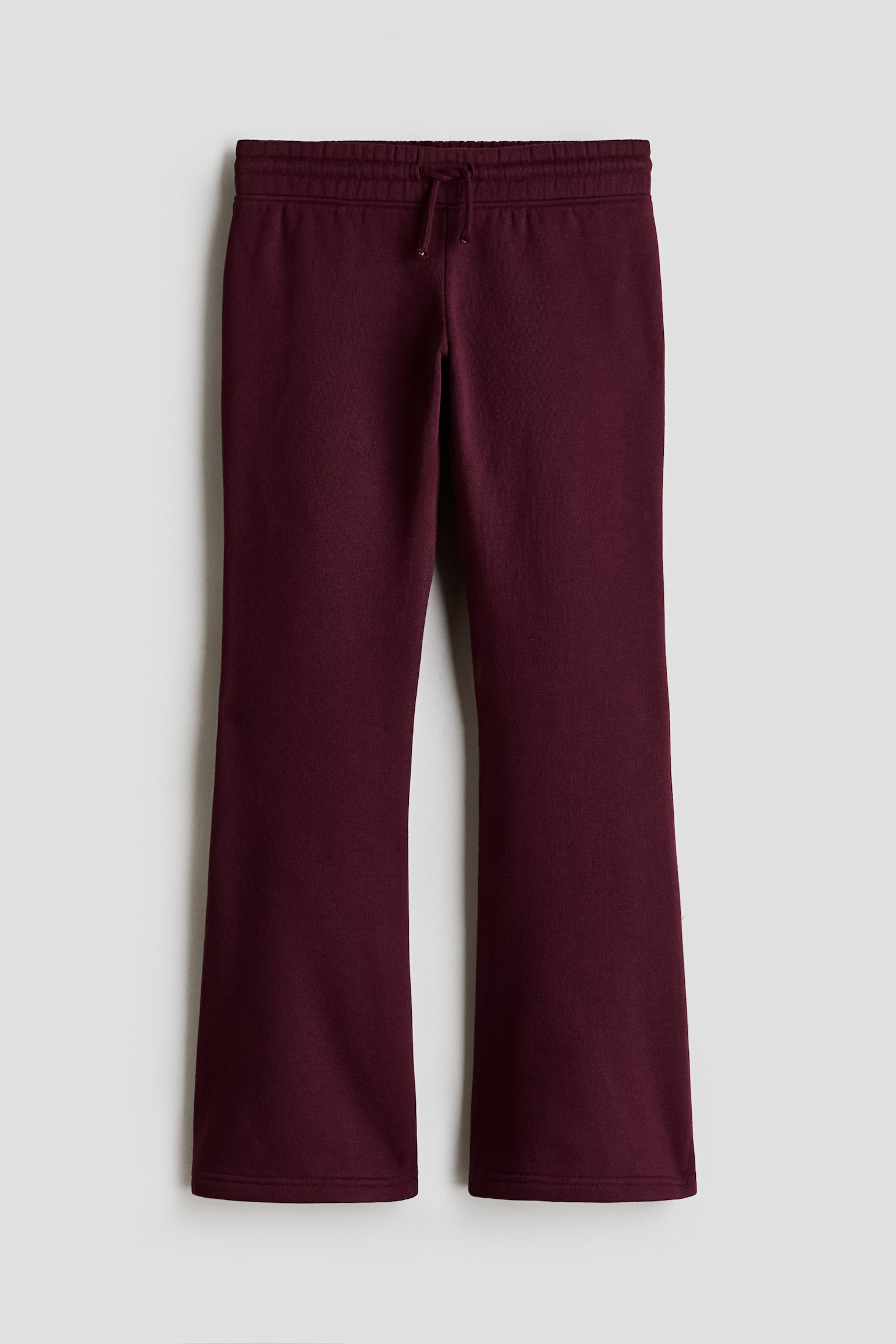 Flared brushed-inside joggers - Dark red/Light beige marl/Dusty blue/Black/Light grey marl