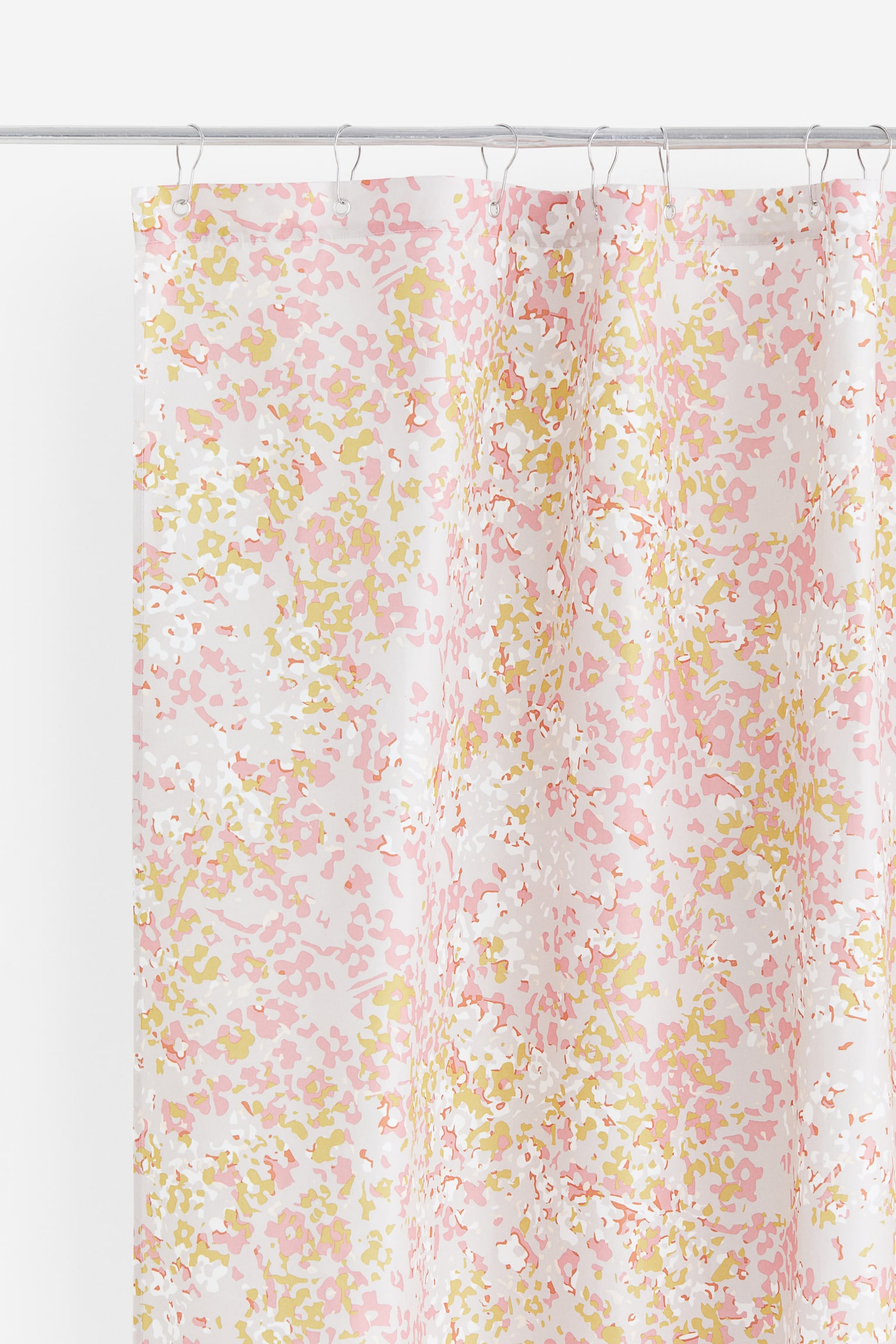 Floral shower curtain - Light pink/Floral - 1